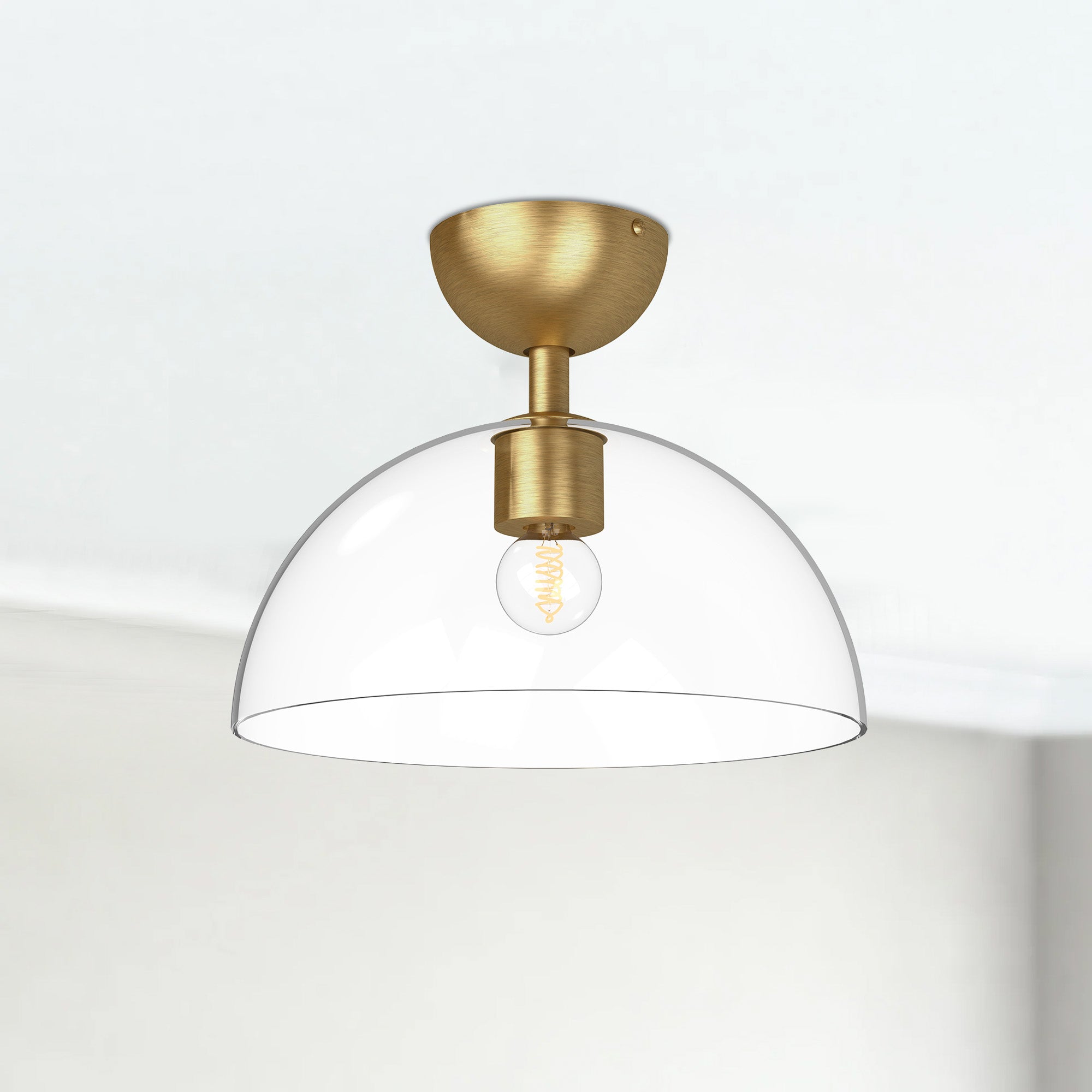 Jude 12" 1 Light Semi Flush Mount