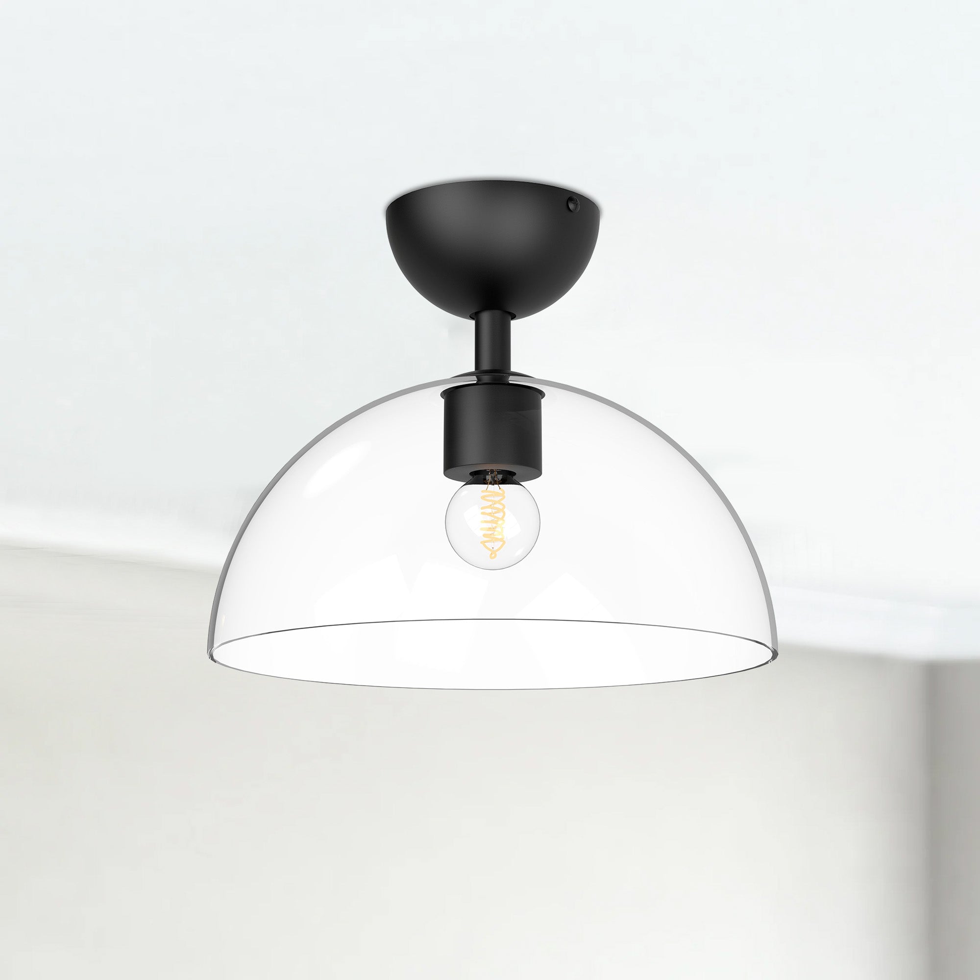 Jude 12" 1 Light Semi Flush Mount