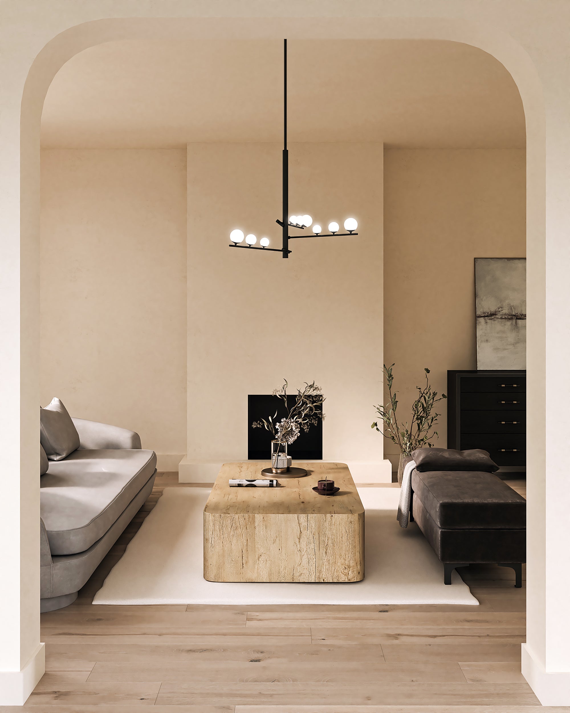 Cypress 19" LED Chandelier