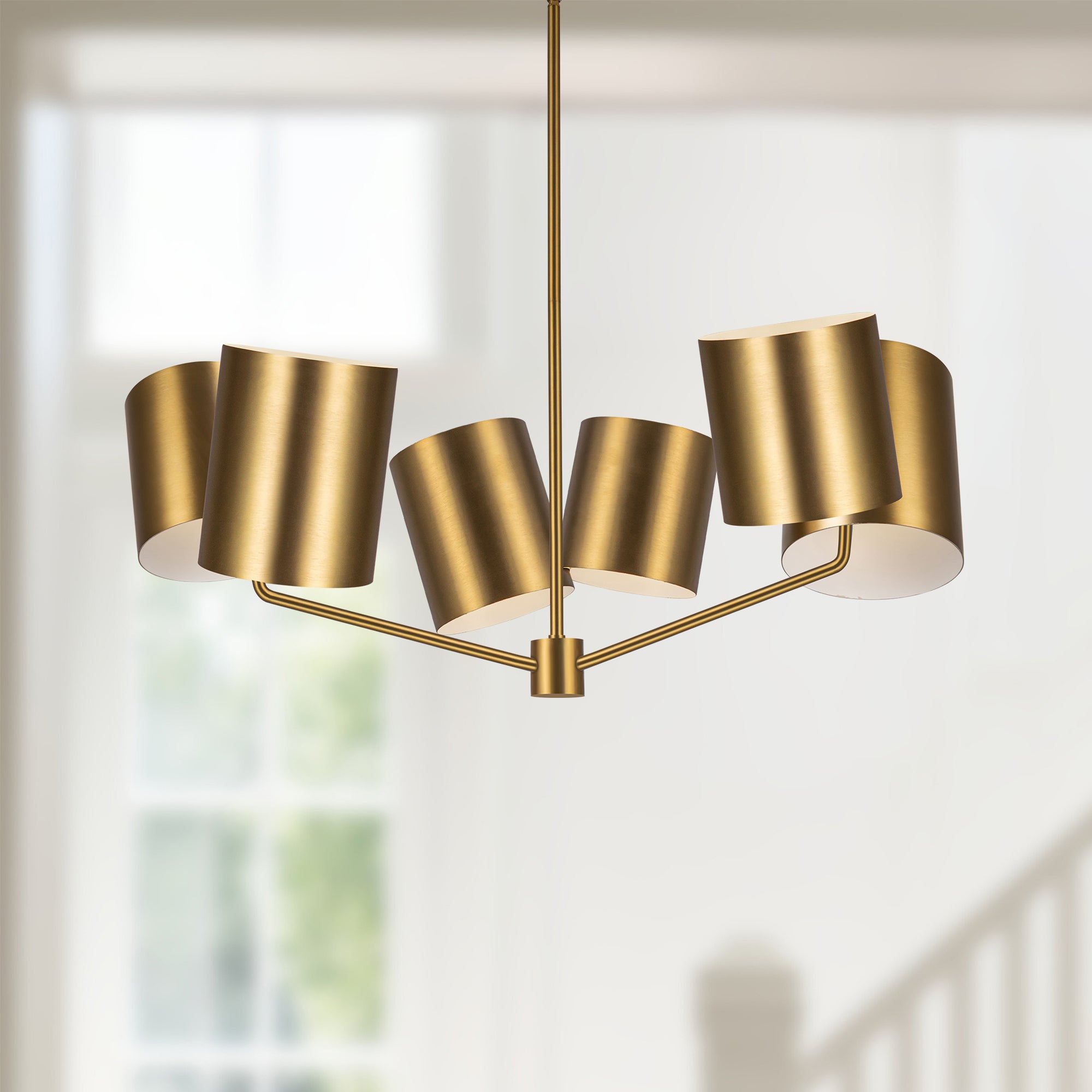 Keiko 30" 6 Lights Chandelier