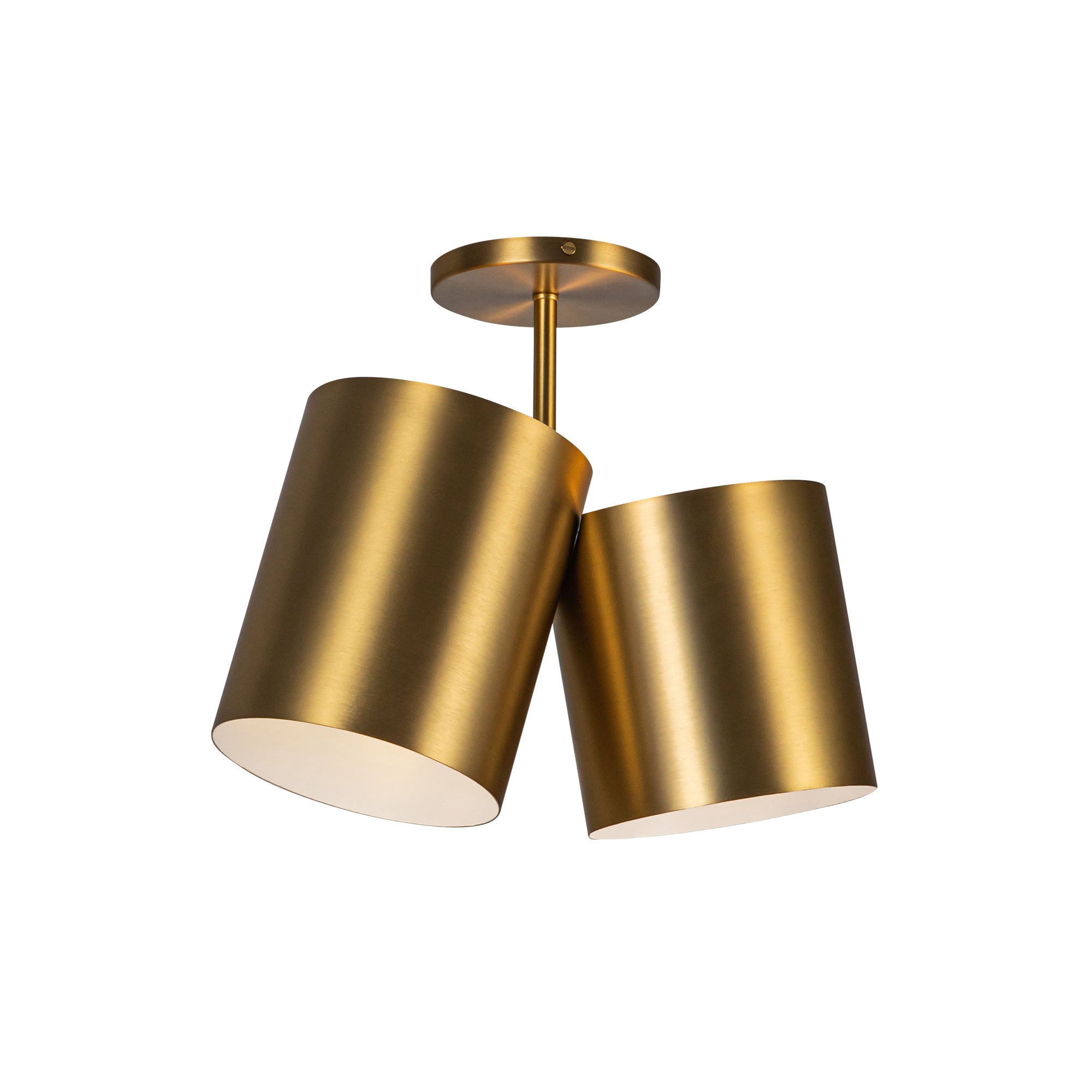 Keiko 14" 2 Lights Semi-Flush