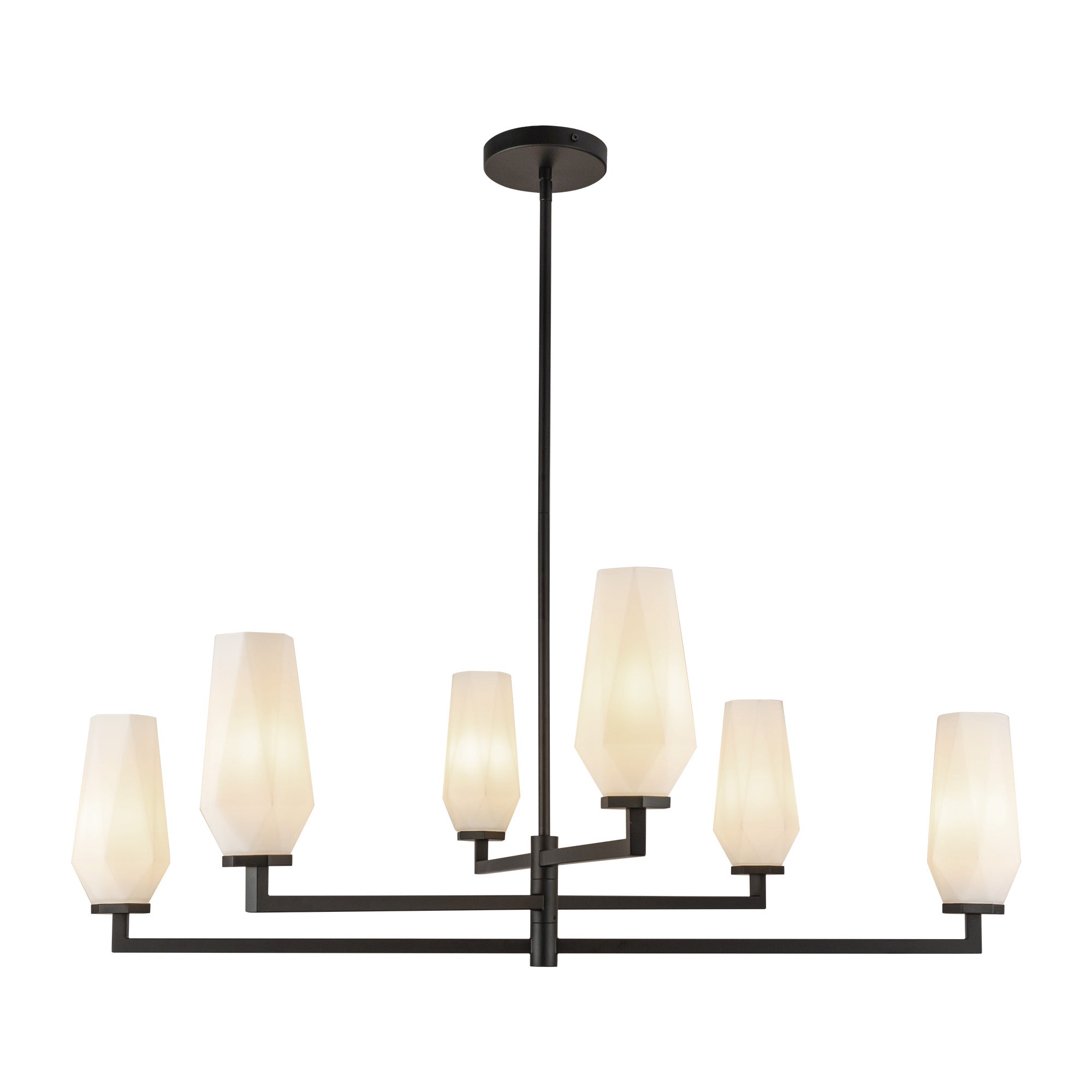 Krysta 35" 6 Lights Chandelier