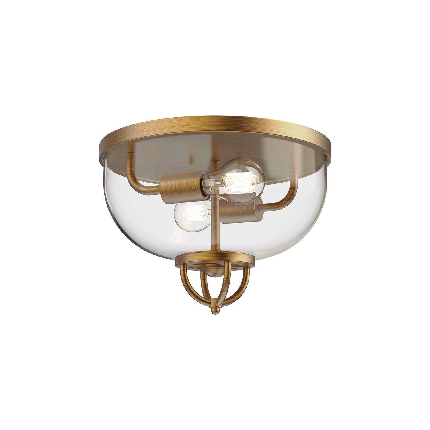Lancaster 13" 2 Lights Flush Mount