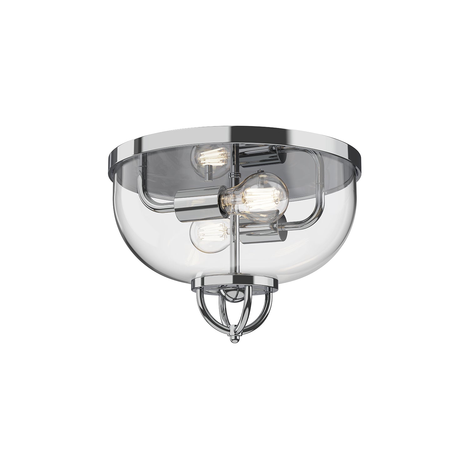 Lancaster 13" 2 Lights Flush Mount