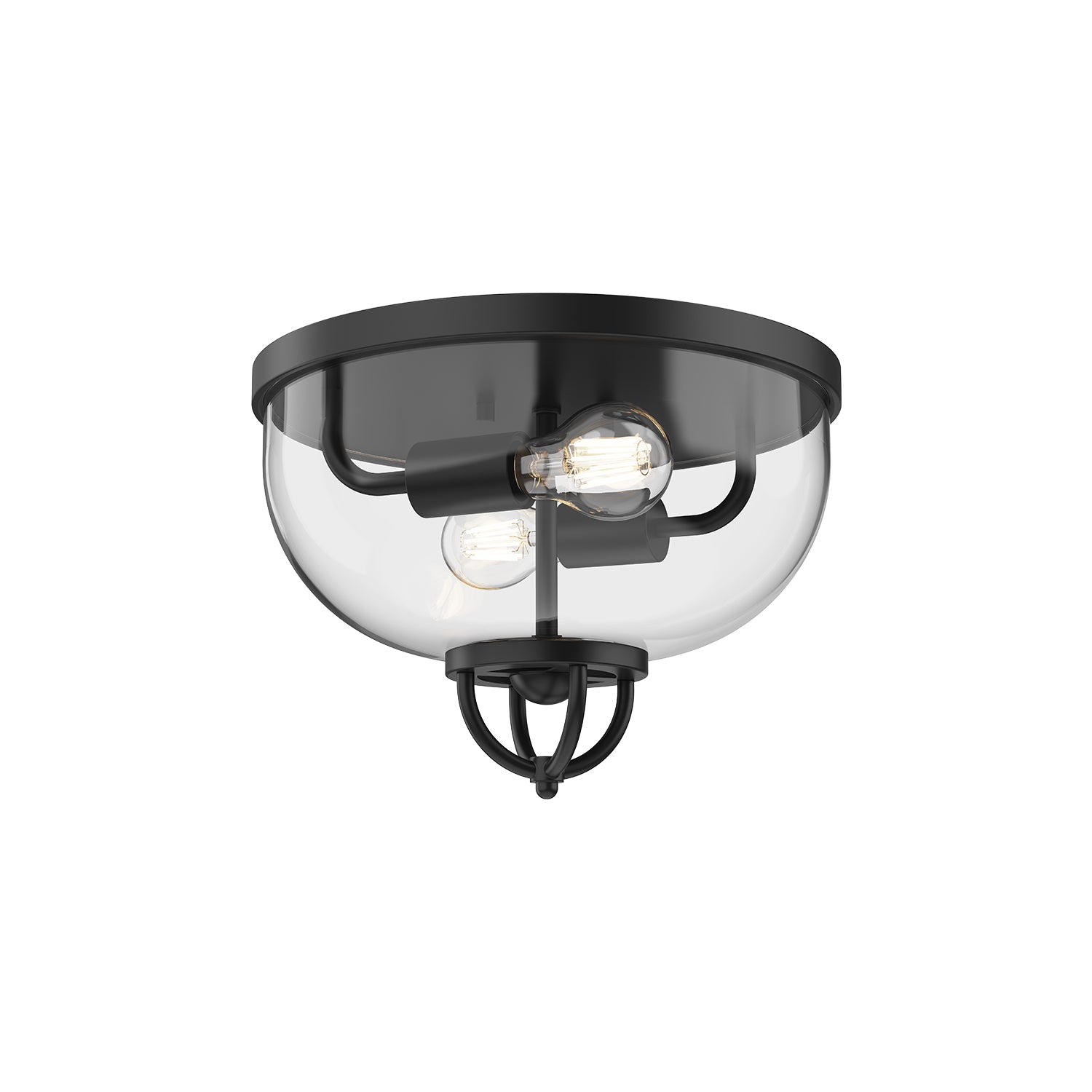Lancaster 13" 2 Lights Flush Mount