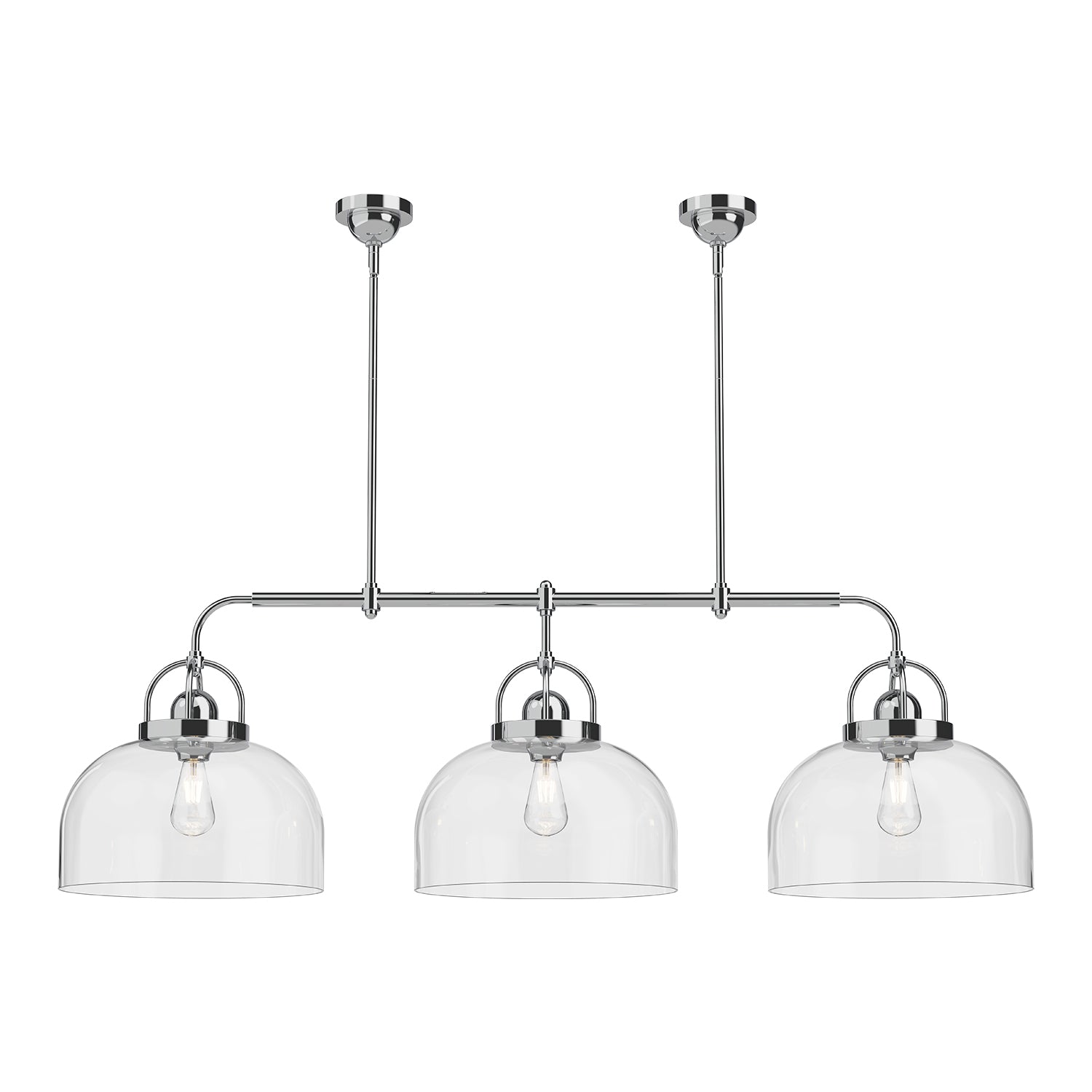 Lancaster 55" 3 Lights Linear Pendant