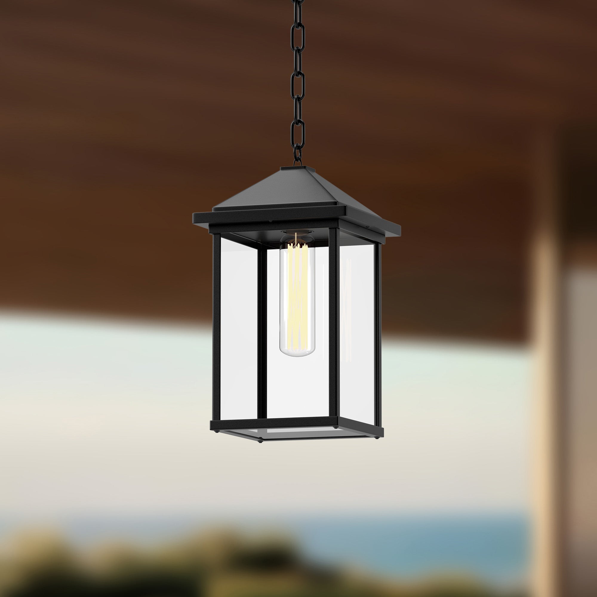 Larchmont 7" 1 Light Exterior Pendant