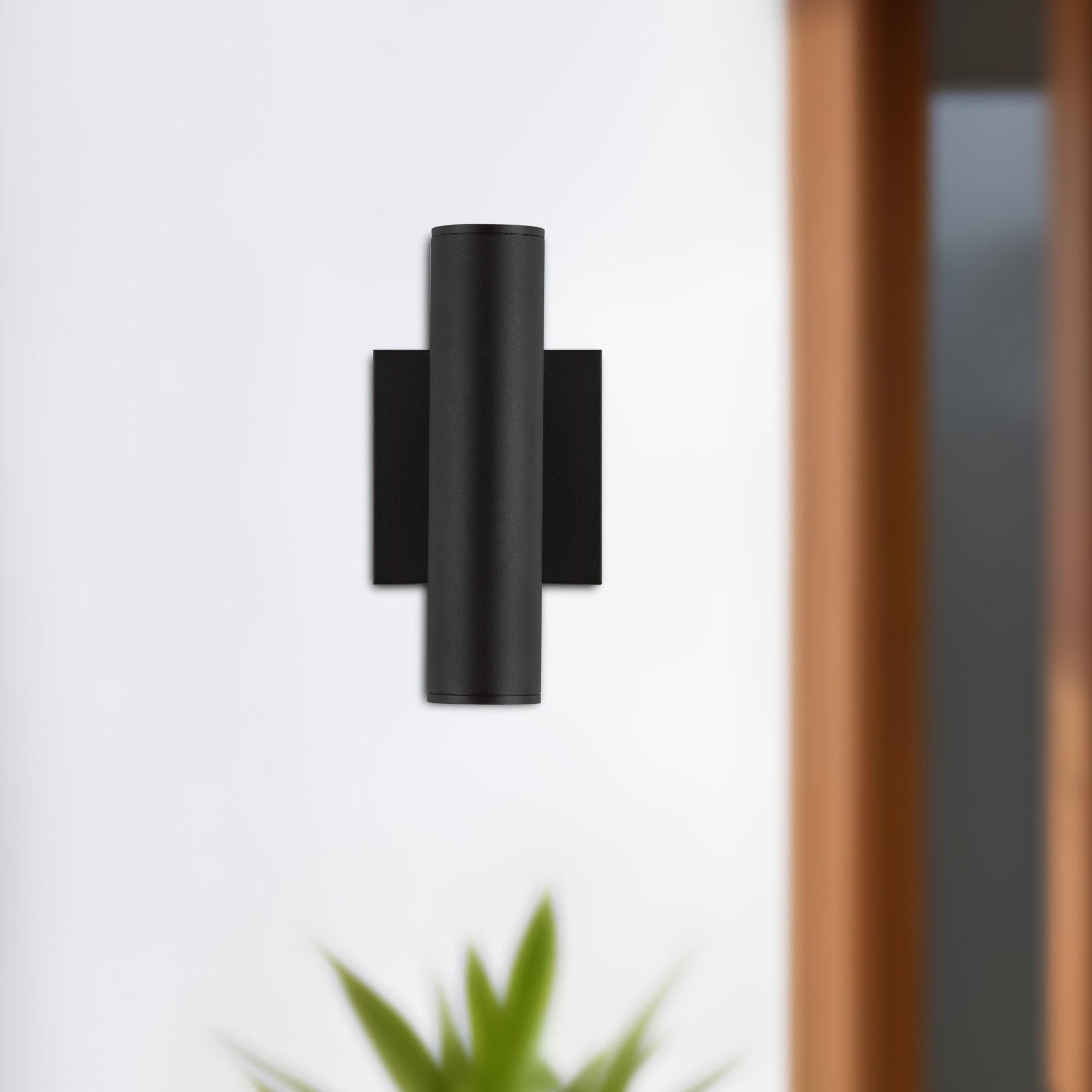 Lorna 9" (2" Dia.) 36 Degree Optic LED Wall Sconce Up/Down Light