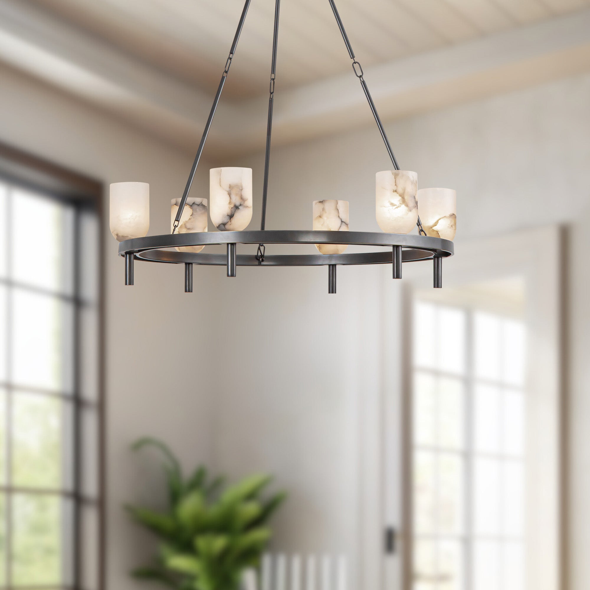 Lucian 32" 6 Lights Chandeliers