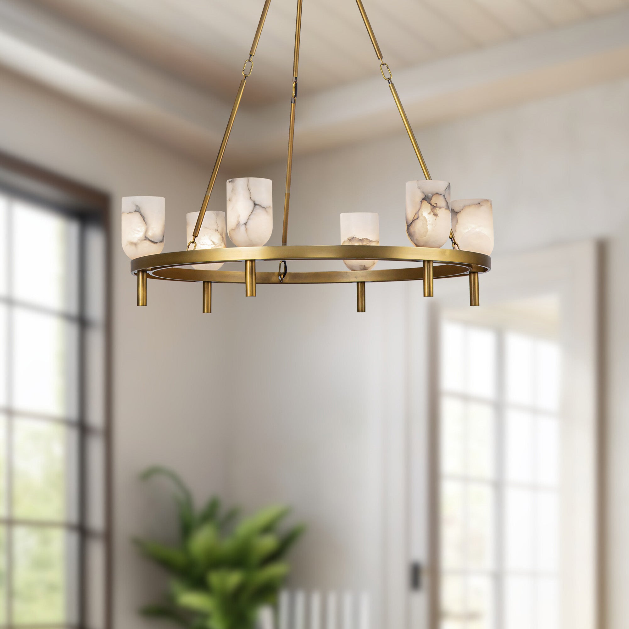 Lucian 32" 6 Lights Chandeliers