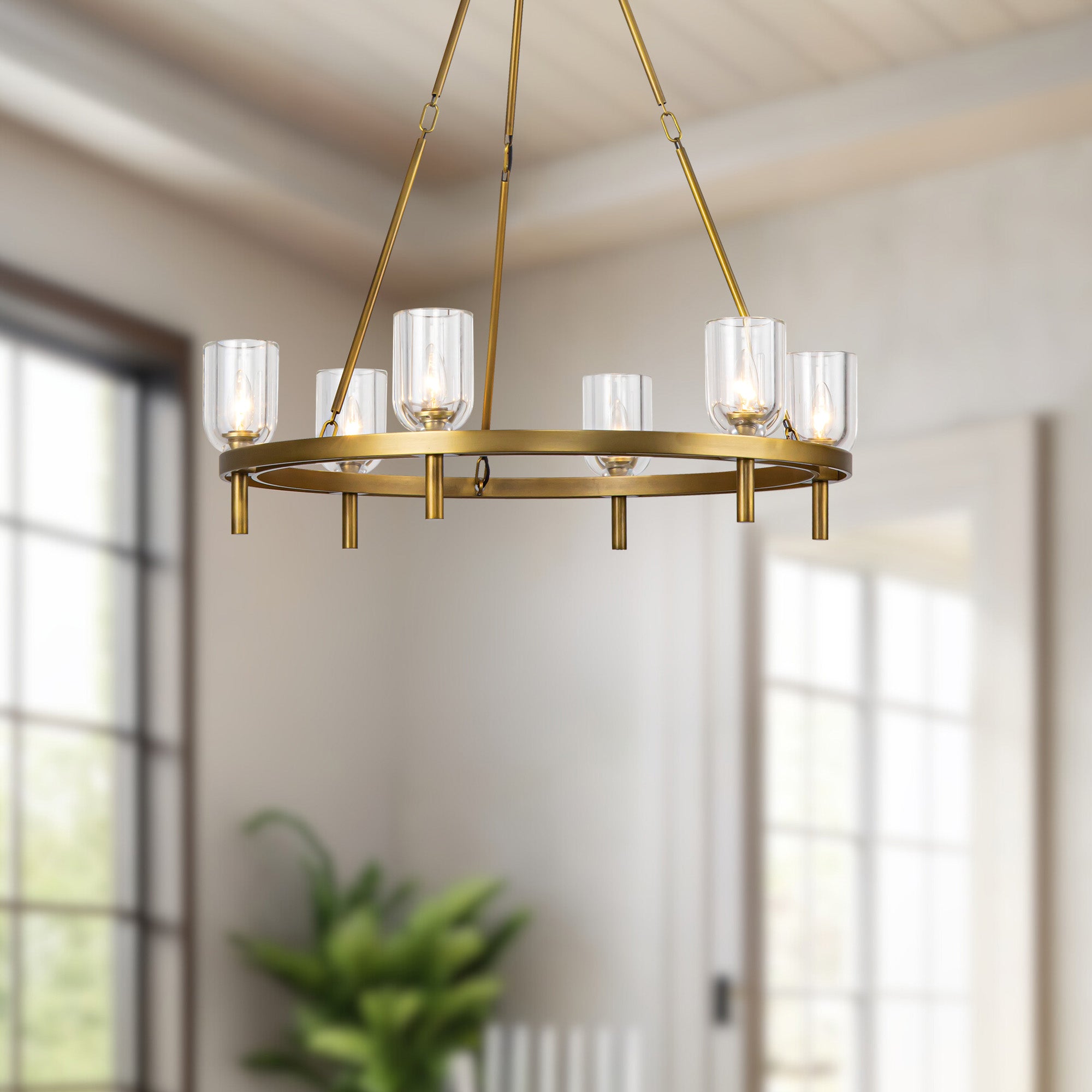 Lucian 32" 6 Lights Chandeliers