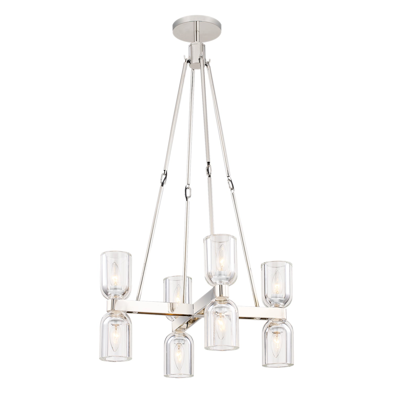 Lucian 22" 8 Lights Chandeliers