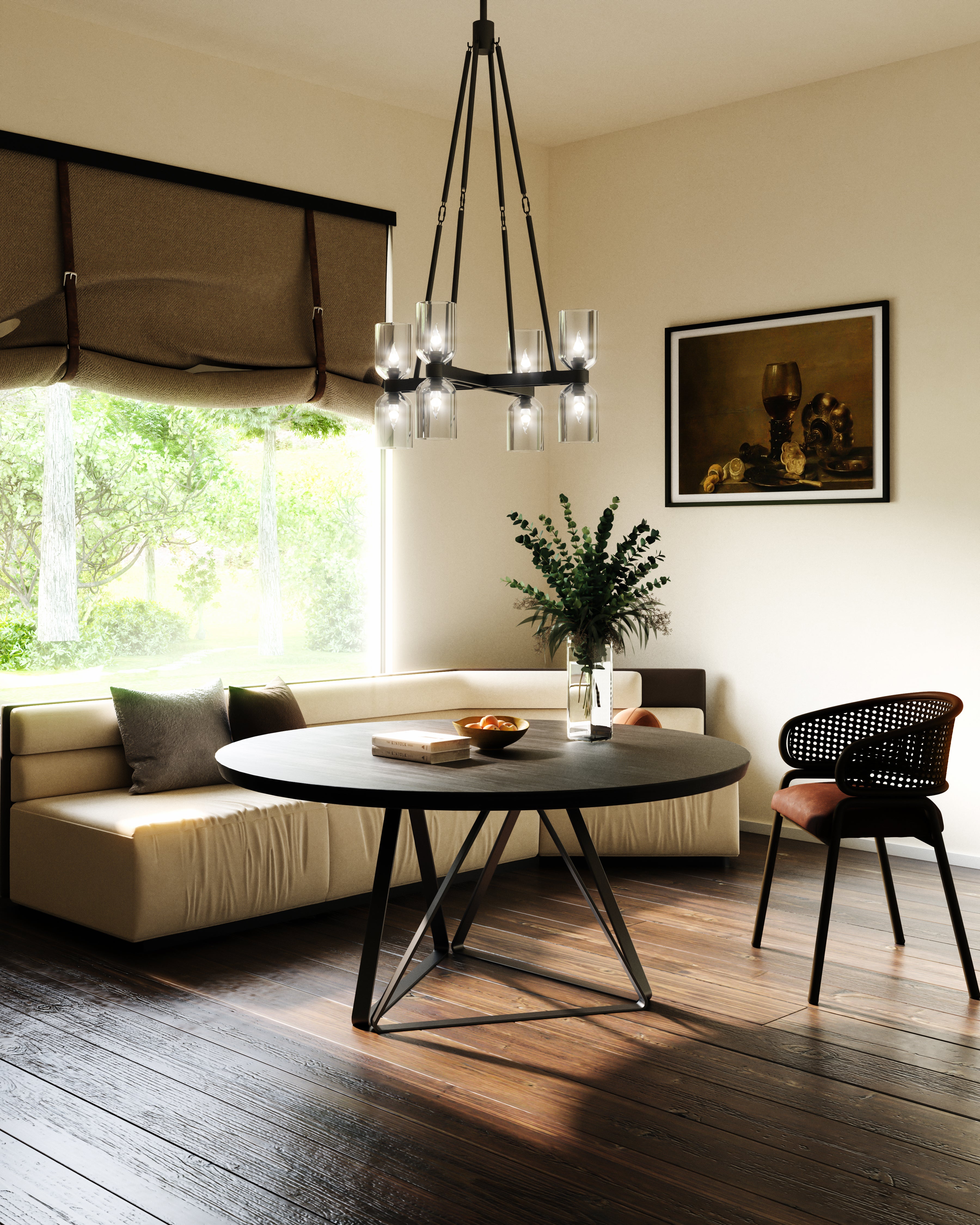 Lucian 22" 8 Lights Chandeliers