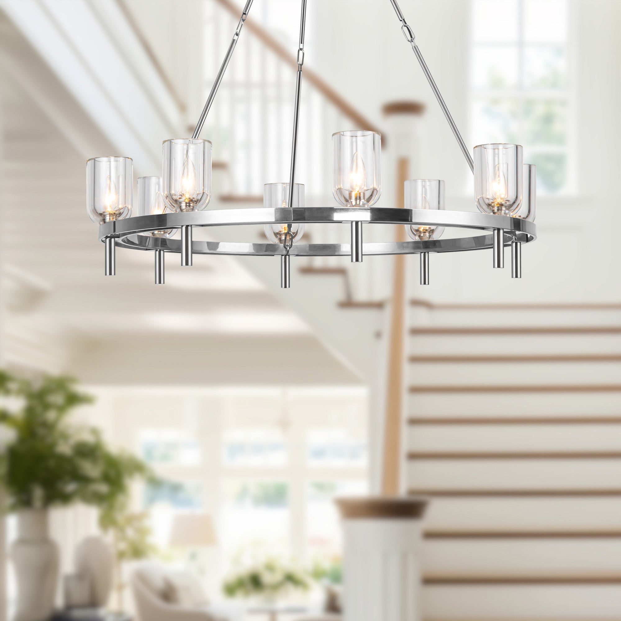 Lucian 36" 8 Lights Chandeliers