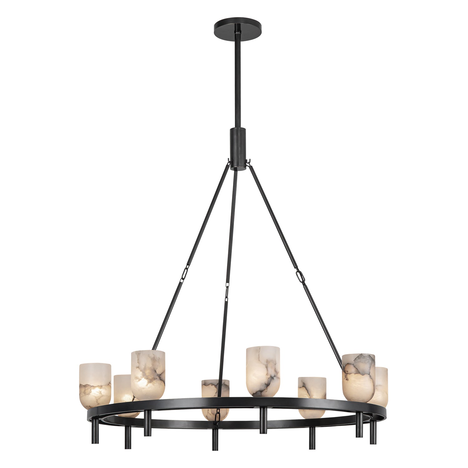 Lucian 36" 8 Lights Chandeliers