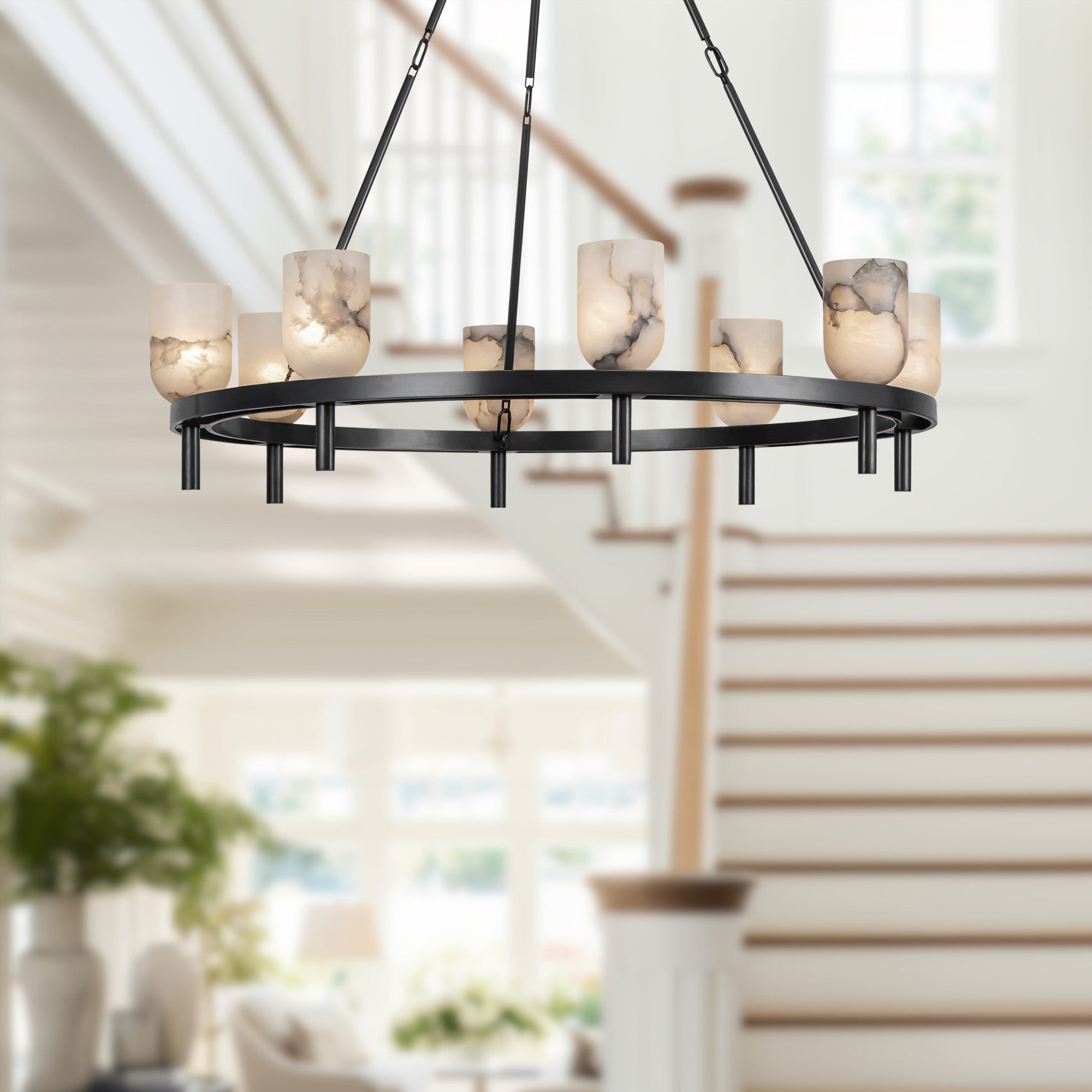 Lucian 36" 8 Lights Chandeliers
