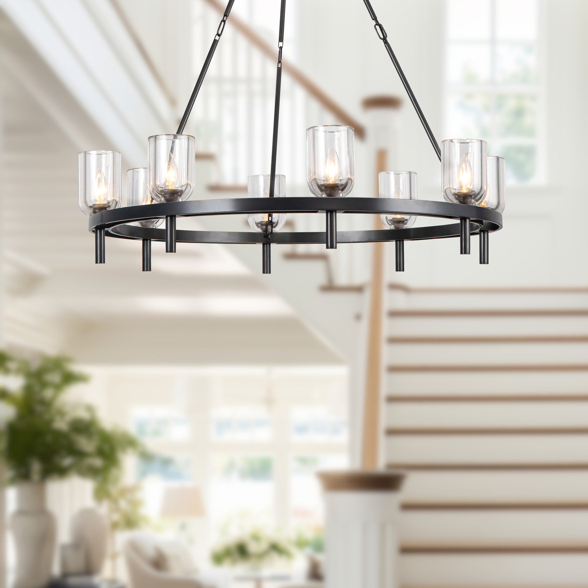Lucian 36" 8 Lights Chandeliers