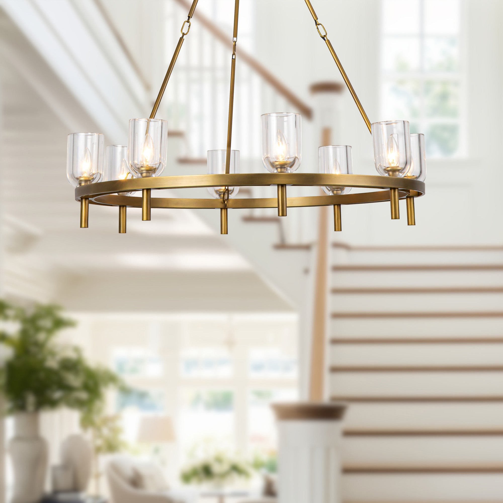 Lucian 36" 8 Lights Chandeliers