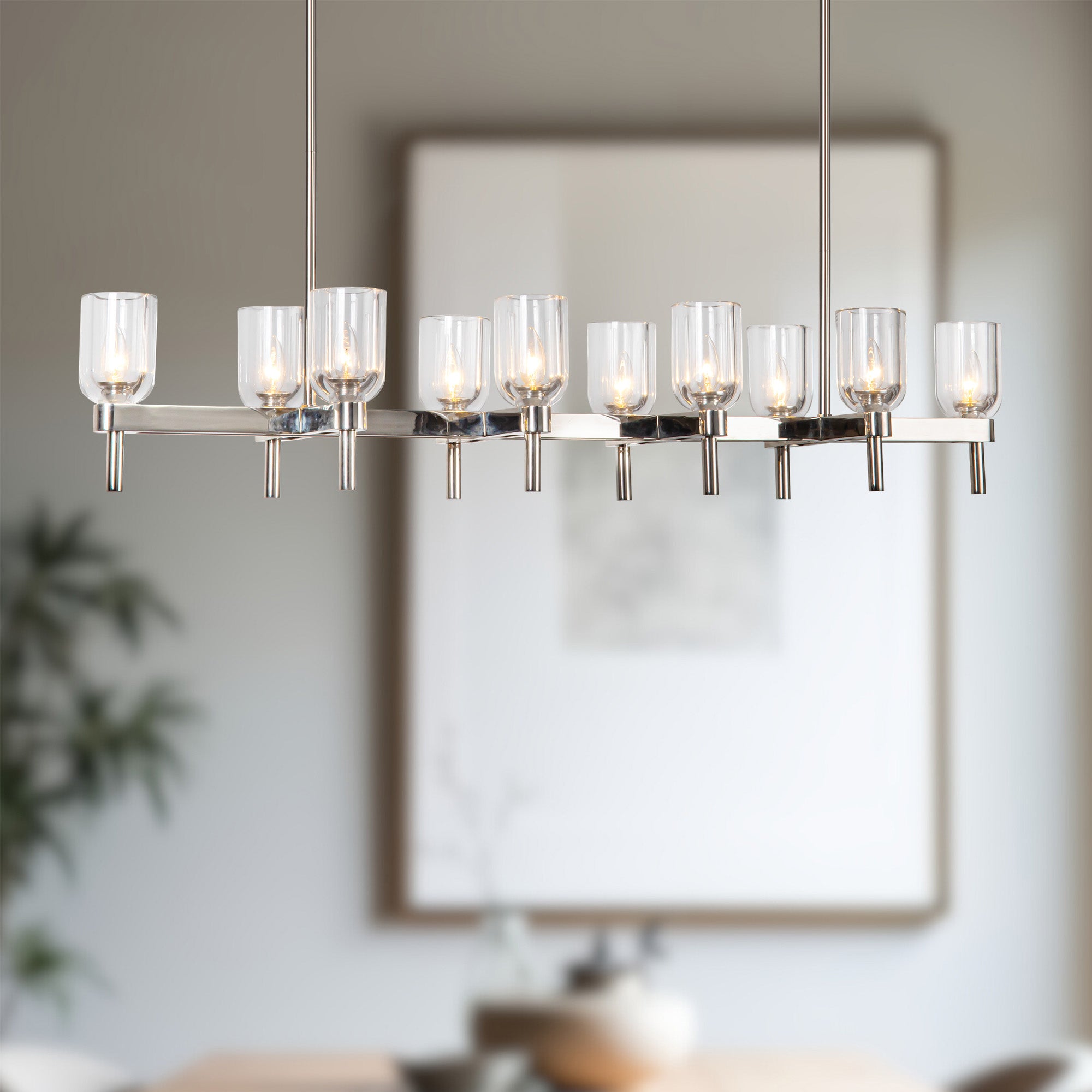 Lucian 52" 10 Lights Linear Pendant