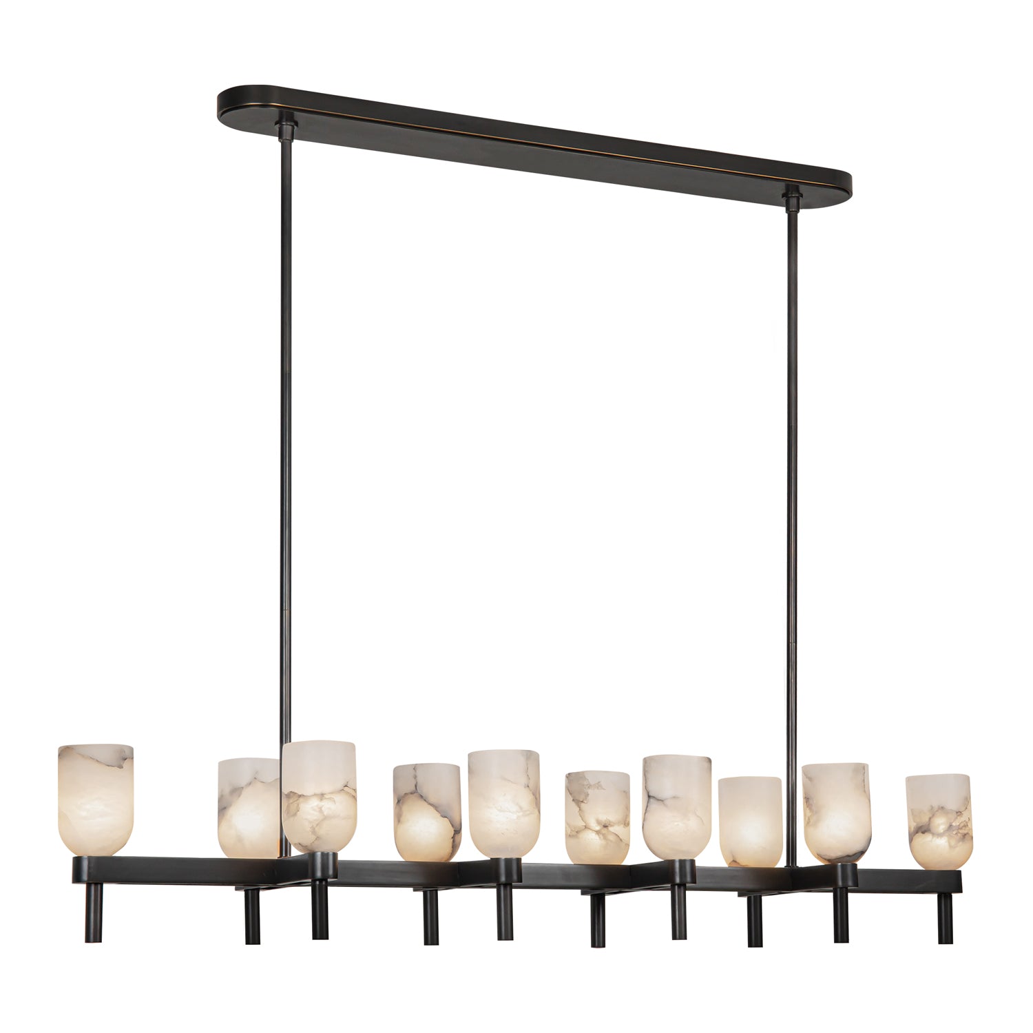 Lucian 52" 10 Lights Linear Pendant