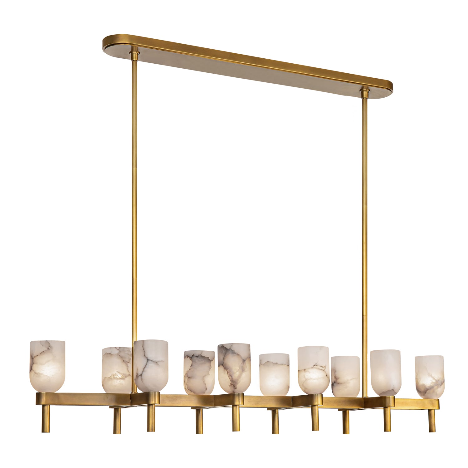 Lucian 52" 10 Lights Linear Pendant