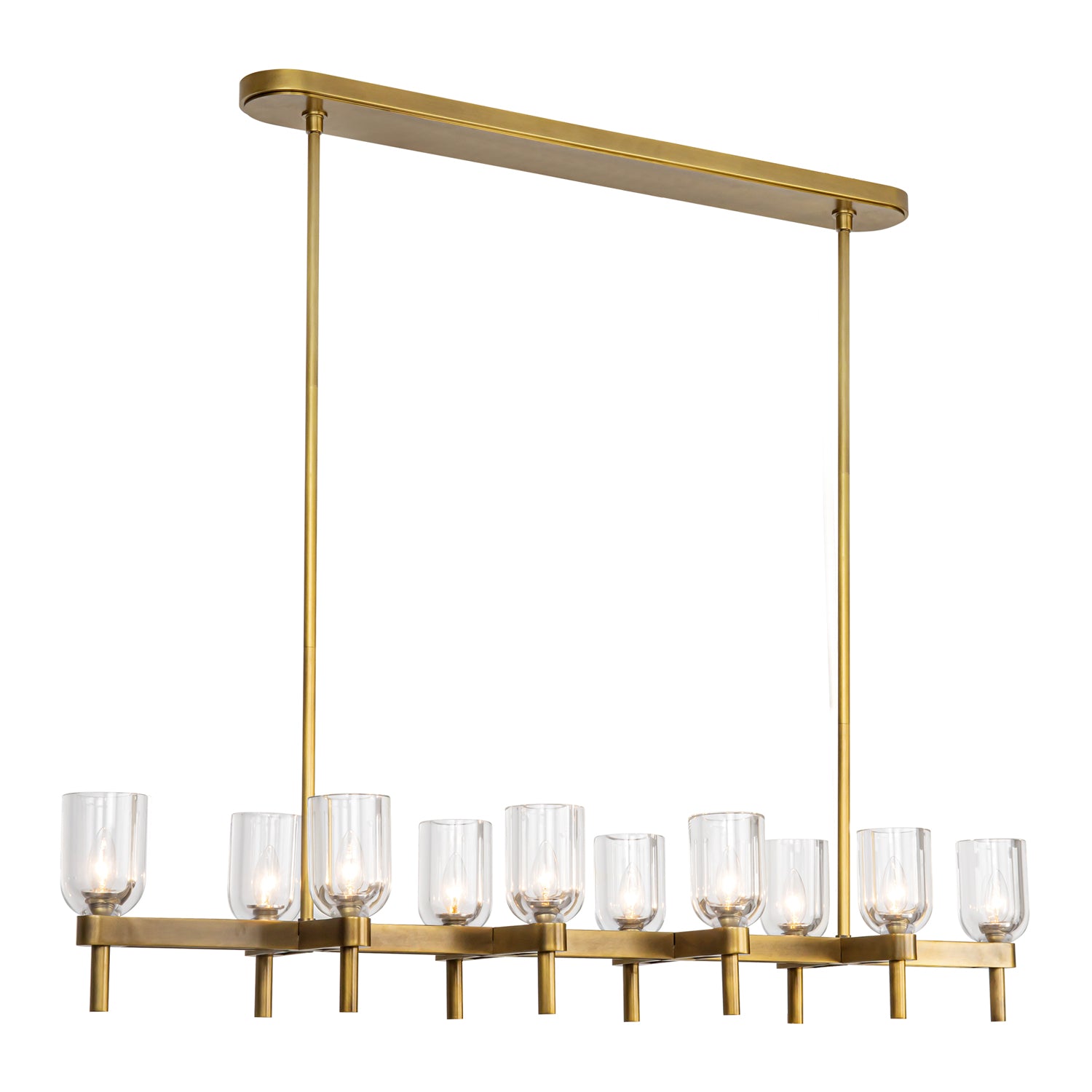 Lucian 52" 10 Lights Linear Pendant