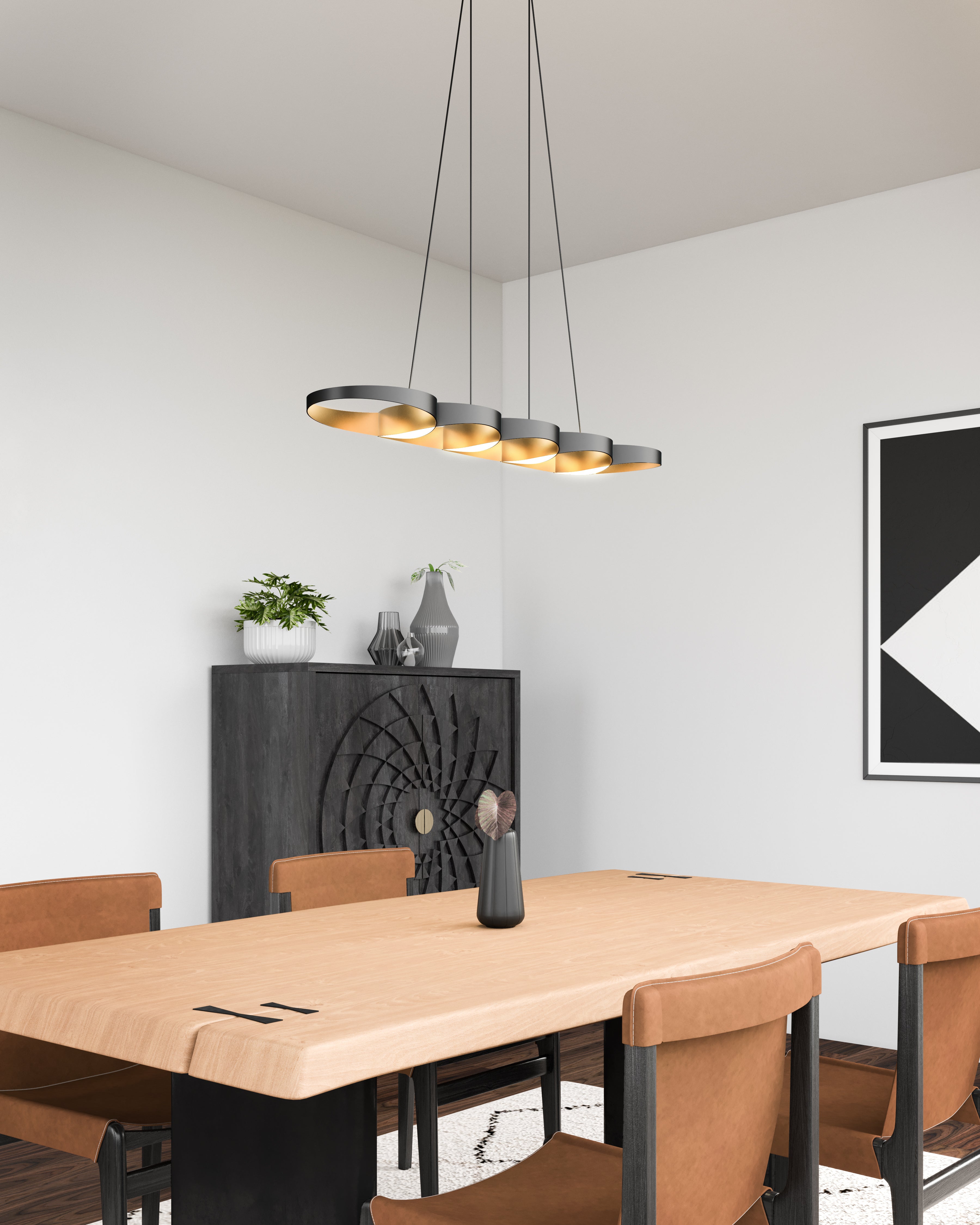 Maestro 38" LED Linear Pendant