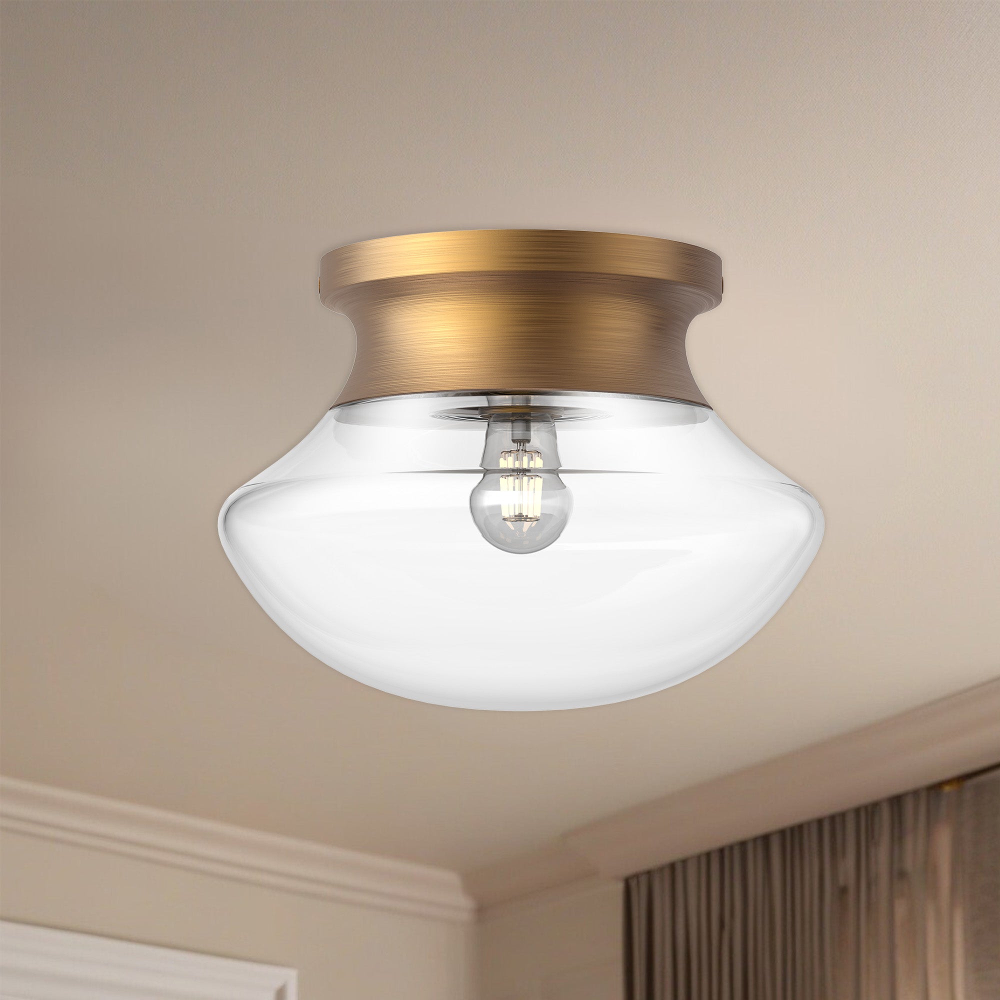 Marcel 11" 1 Light Flush Mount