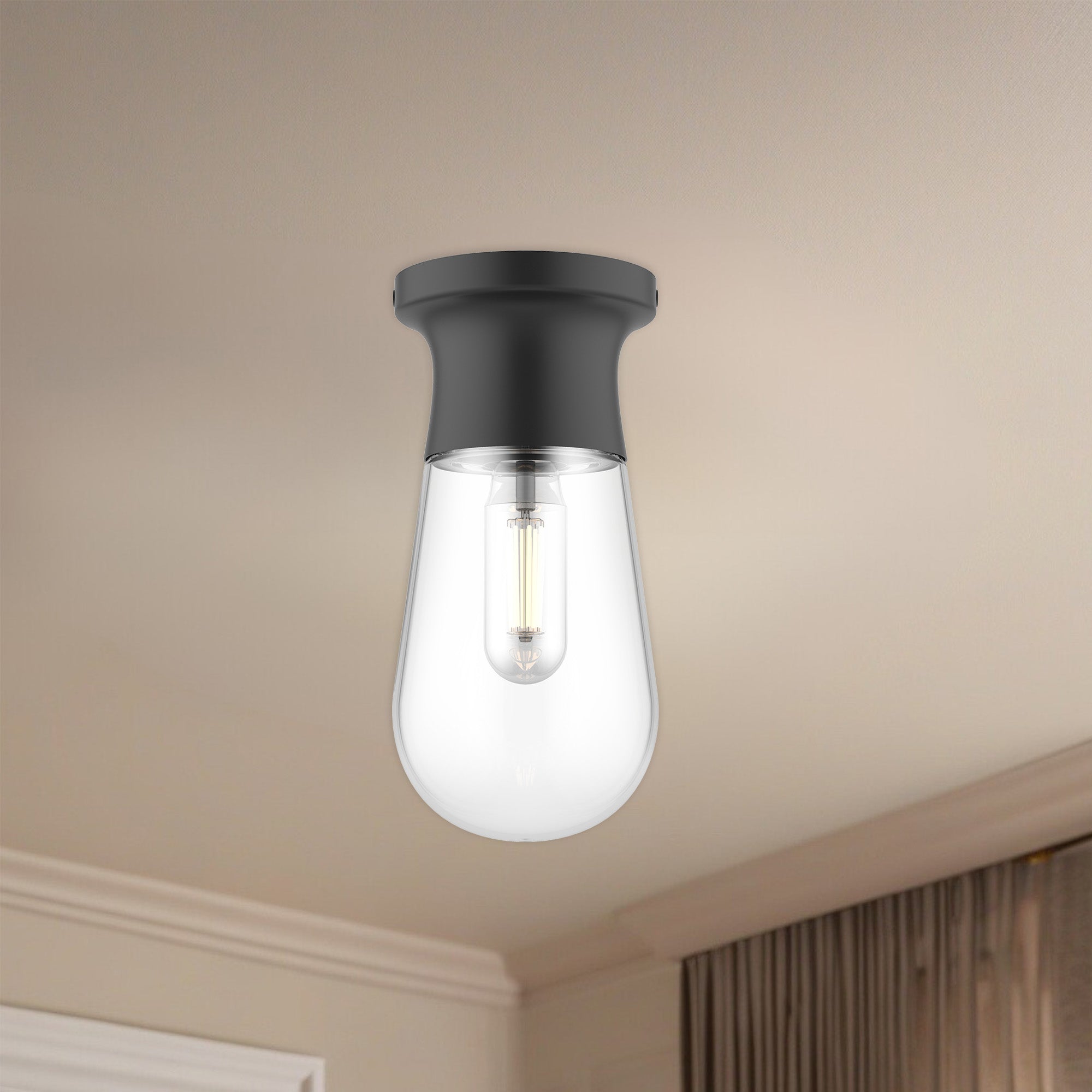 Marcel 5" 1 Light Semi Flush Mount