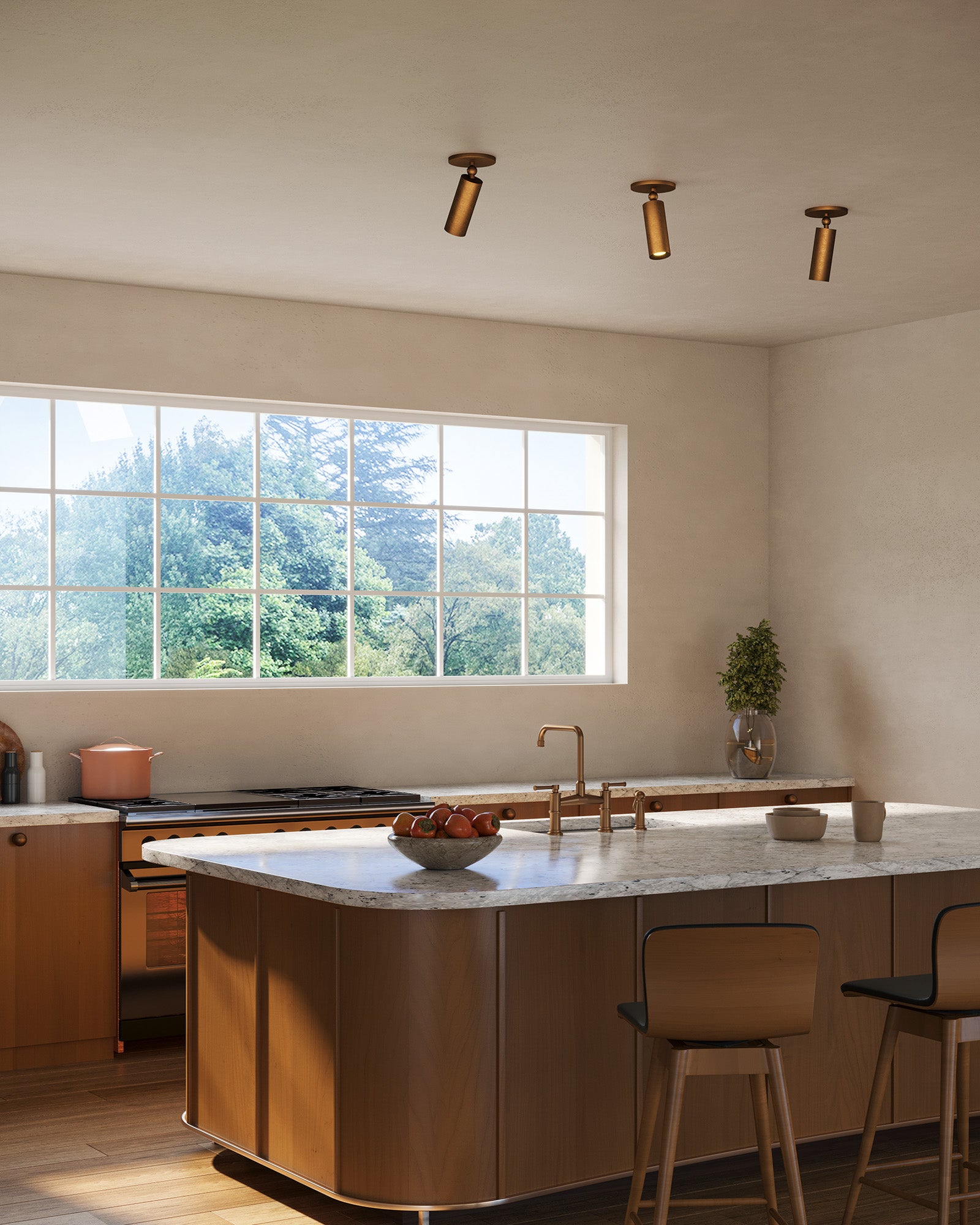 Mason 5" dimmable LED Semi-Flush Mount