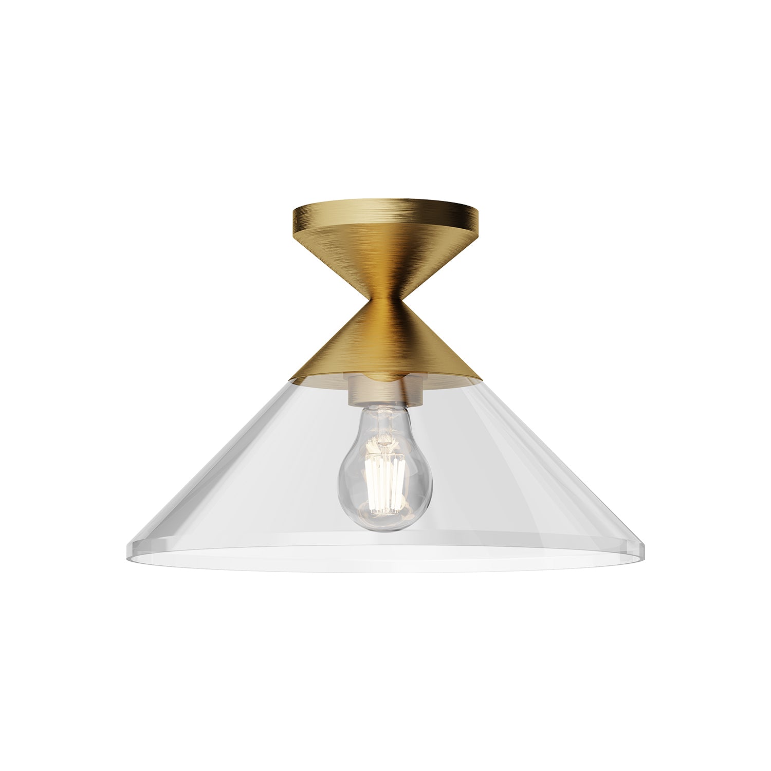 Mauer 12" 1 Light Semi Flush Mount