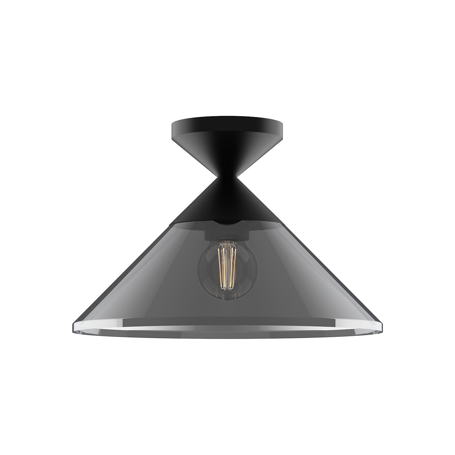 Mauer 12" 1 Light Semi Flush Mount