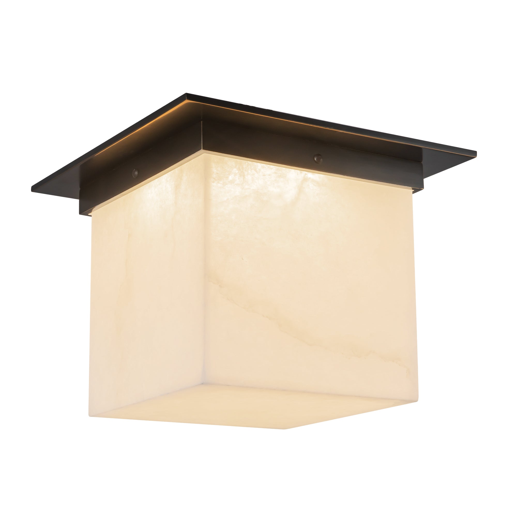 Mineral 11" Black Flush Mount