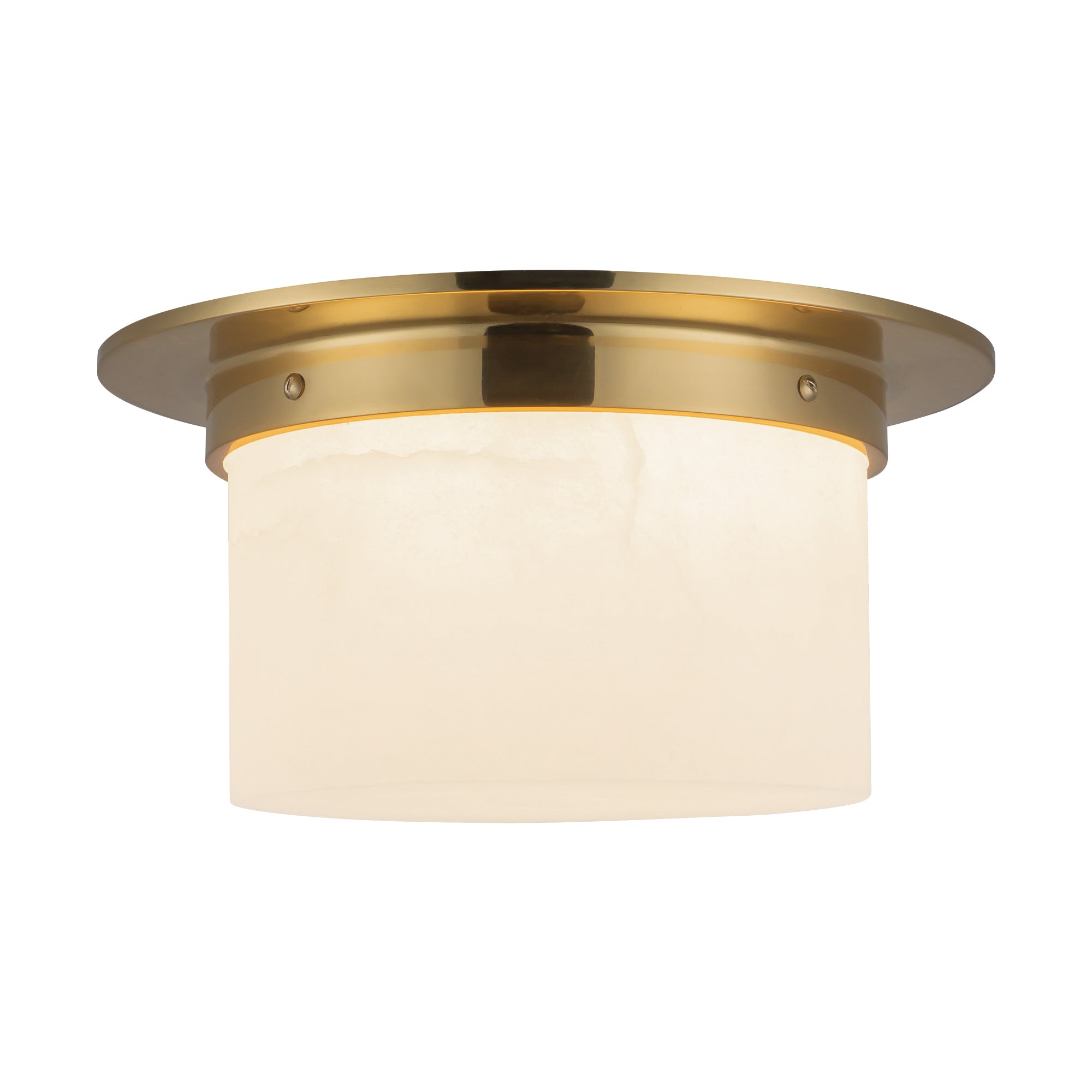 Mineral 11" Brass Flush Mount