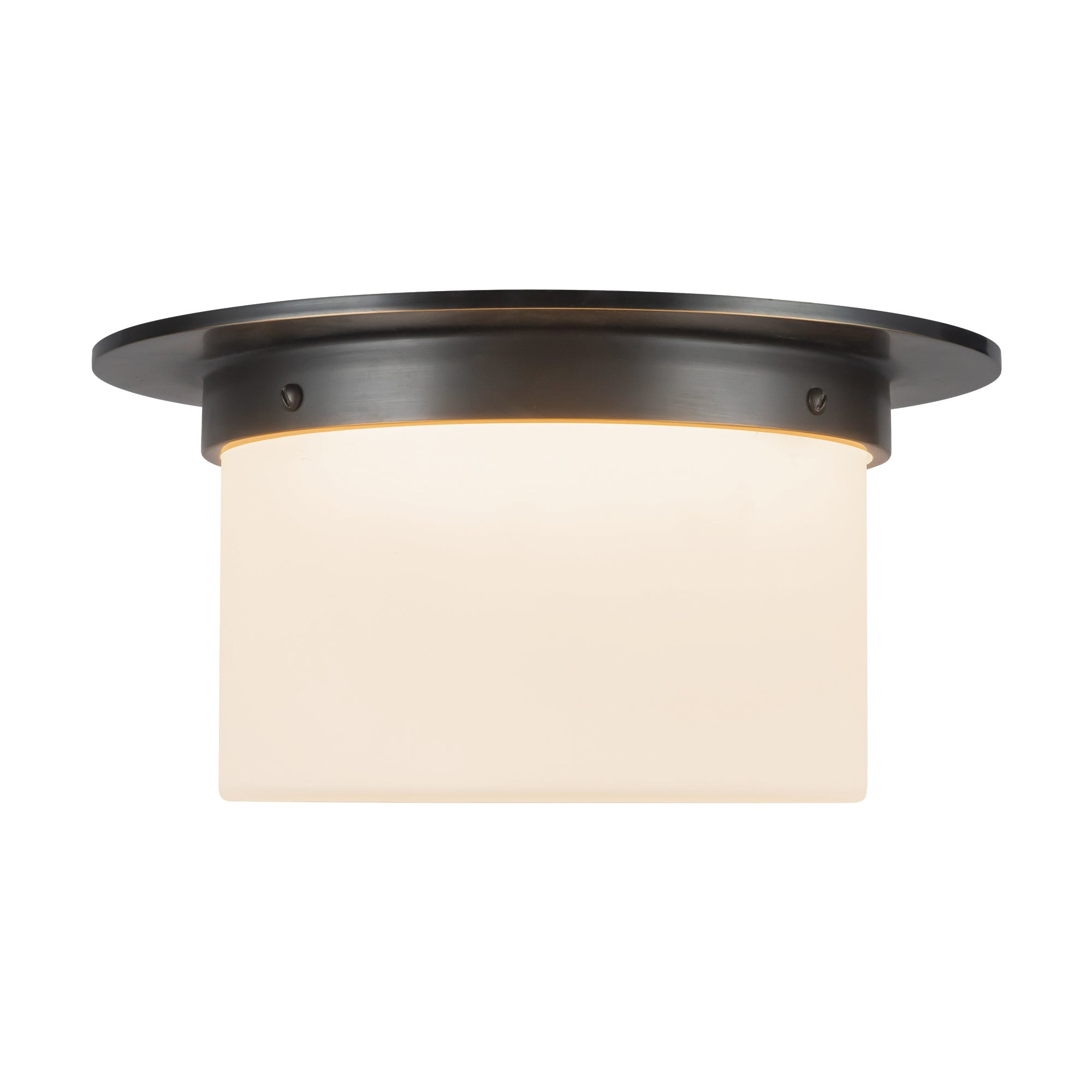Mineral 11" Black Flush Mount