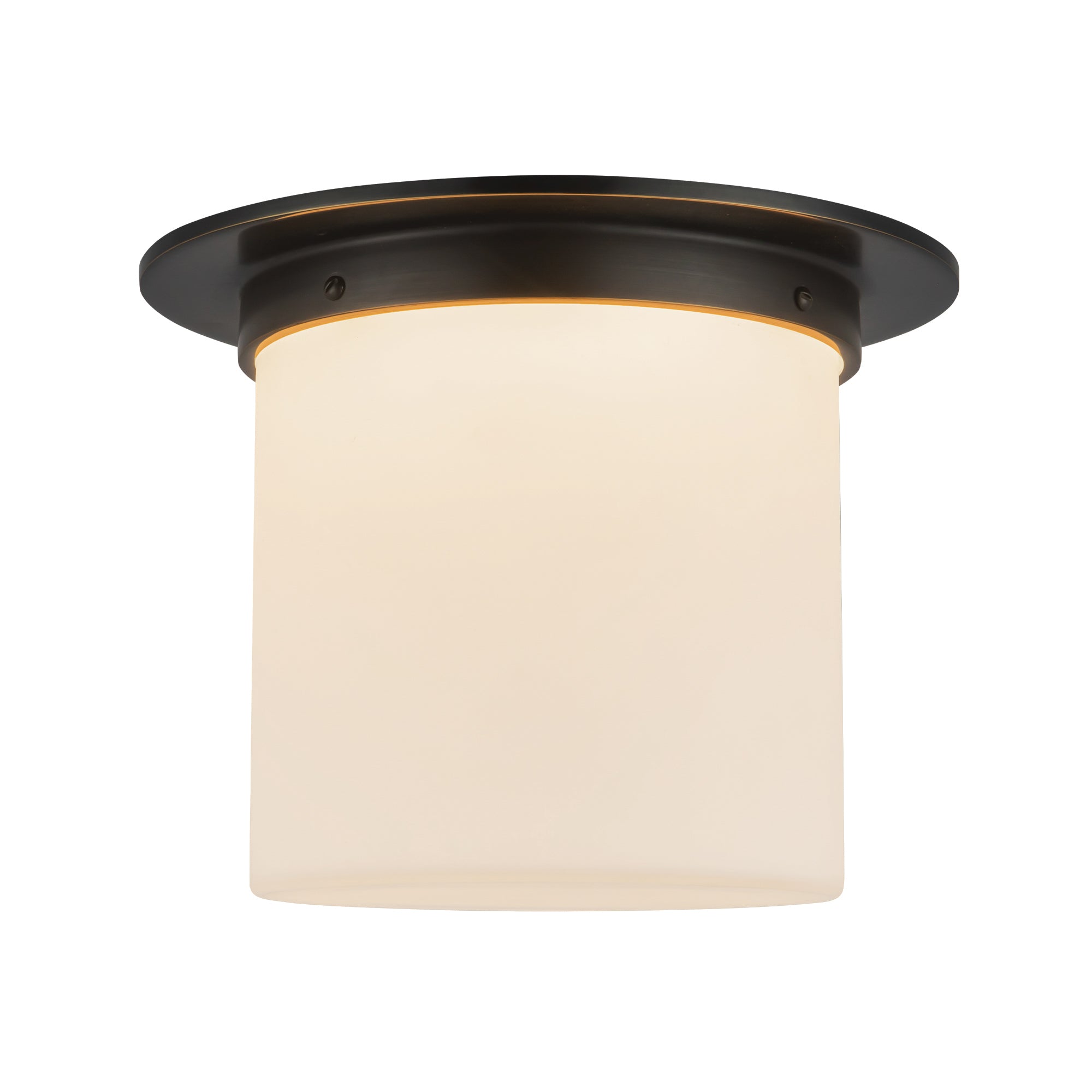 Mineral 11" Black Flush Mount