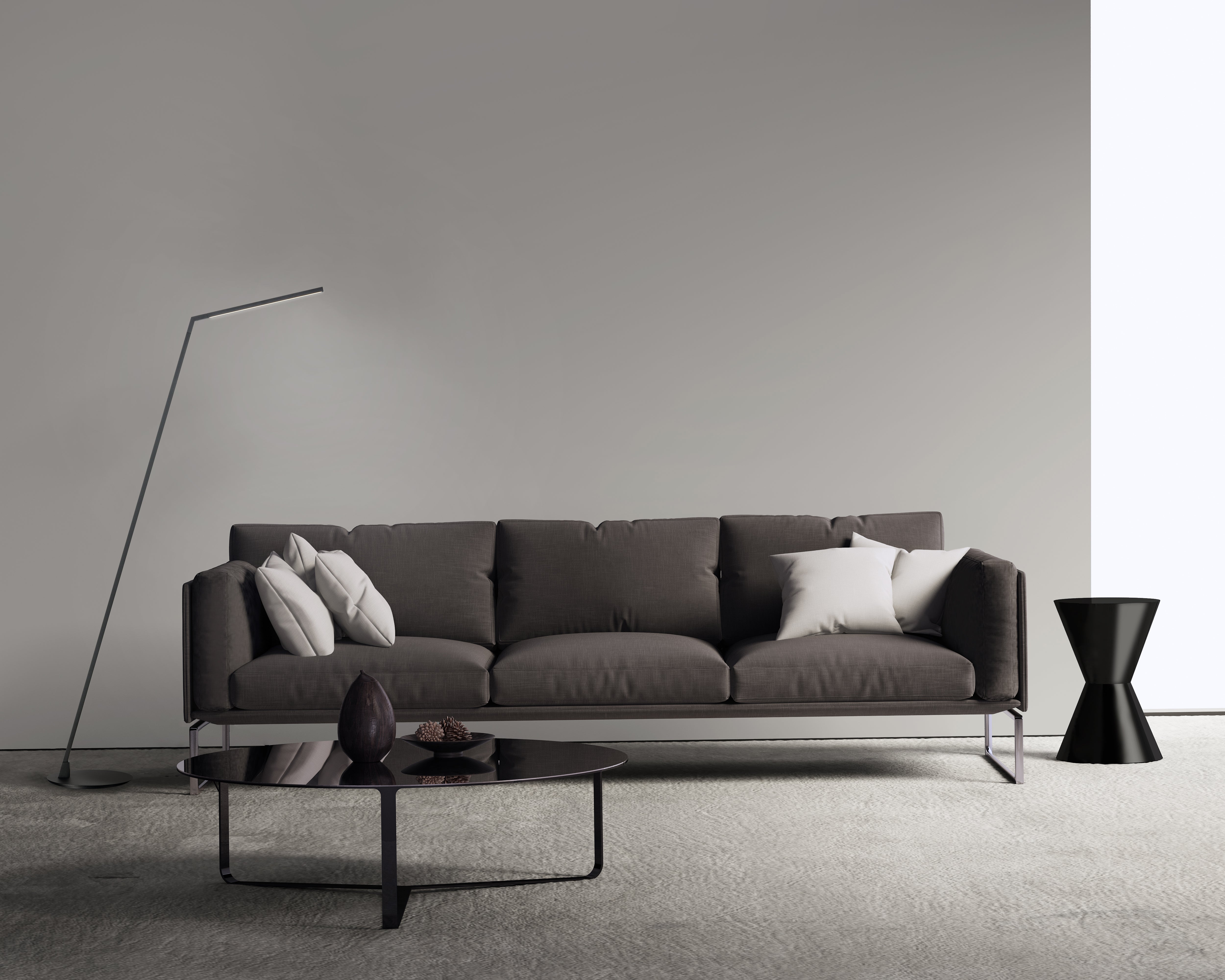 Miter 58" LED Floor Lamp