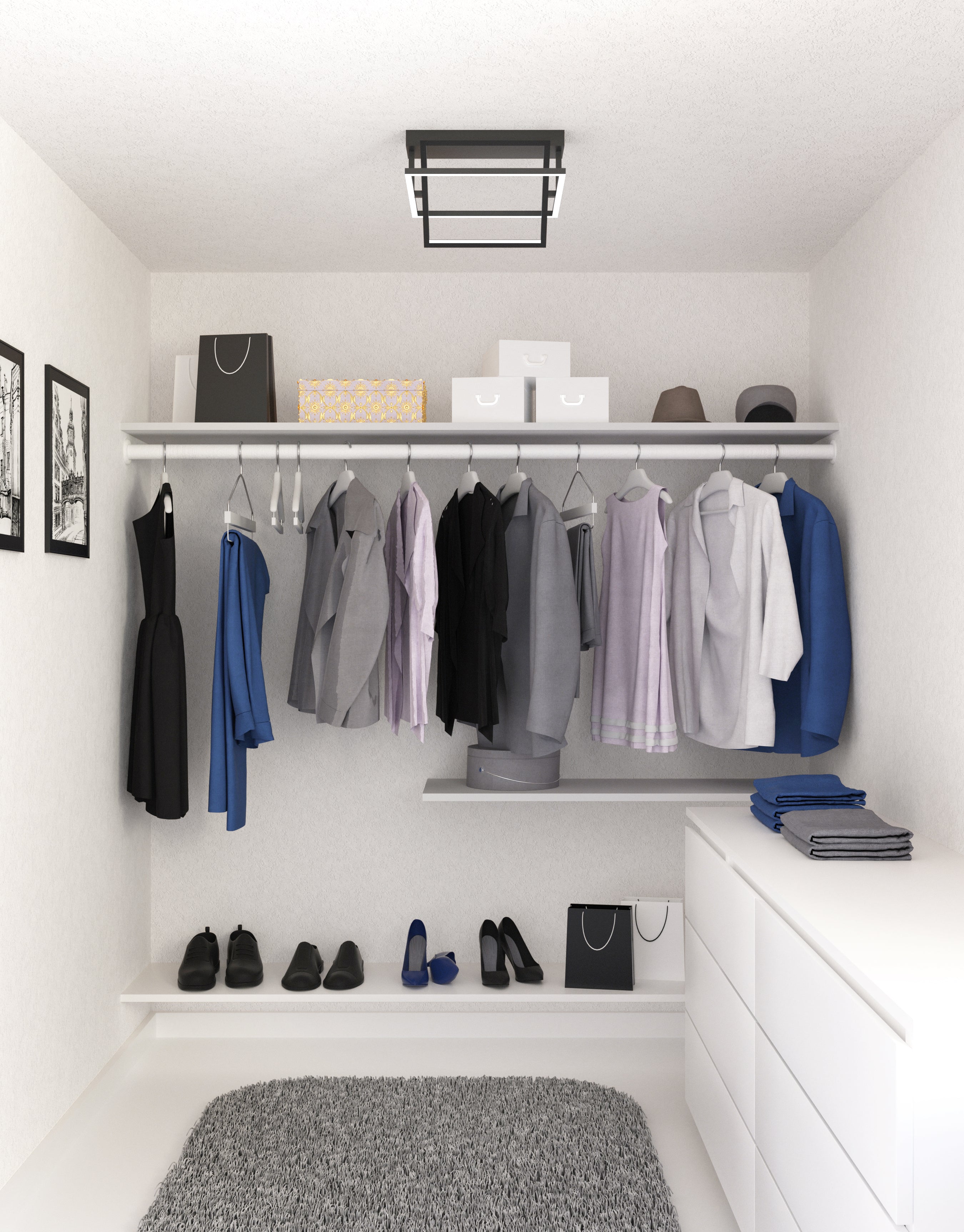 Mondrian Semi-Flush Mount