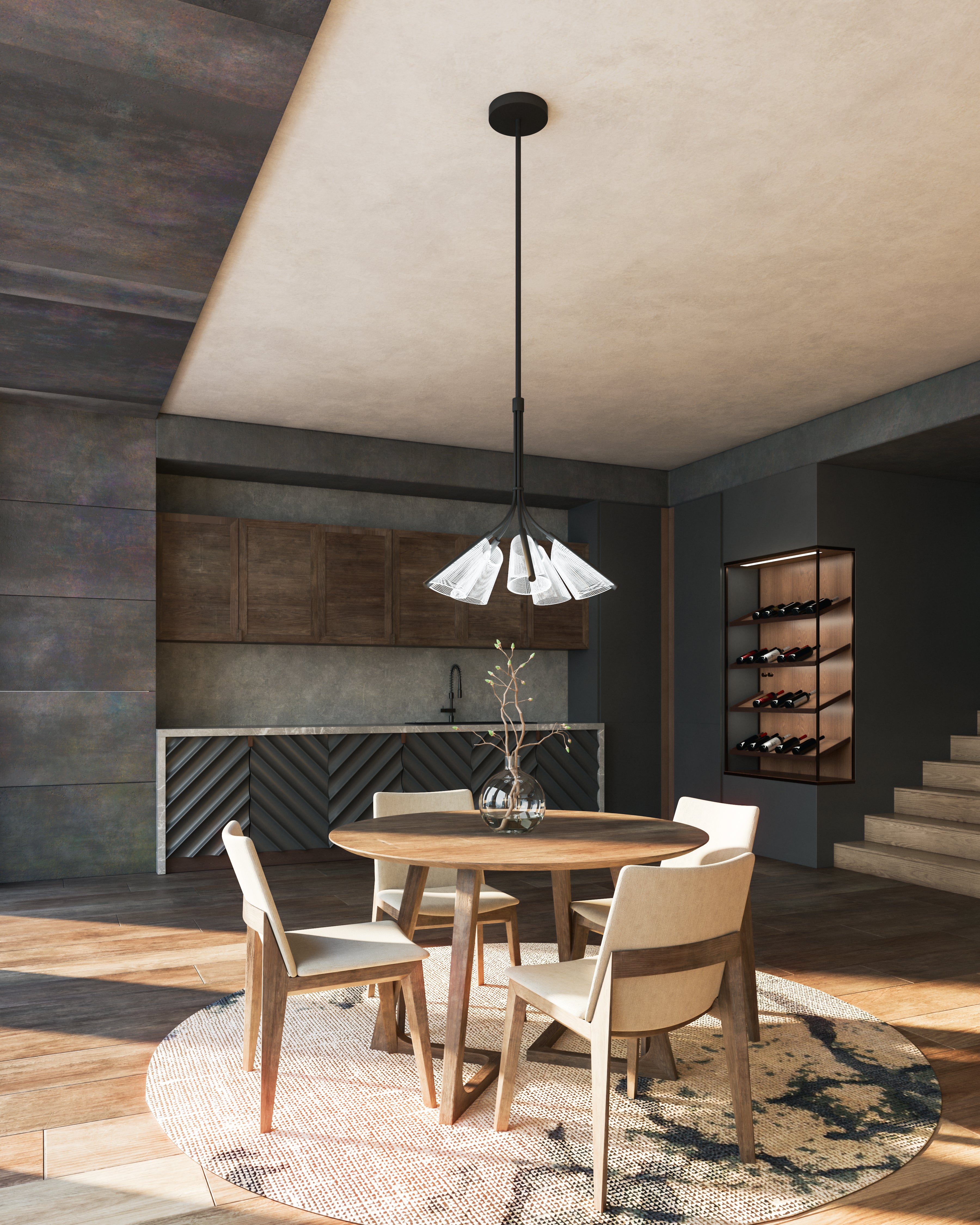 Mulberry 22" LED Pendant