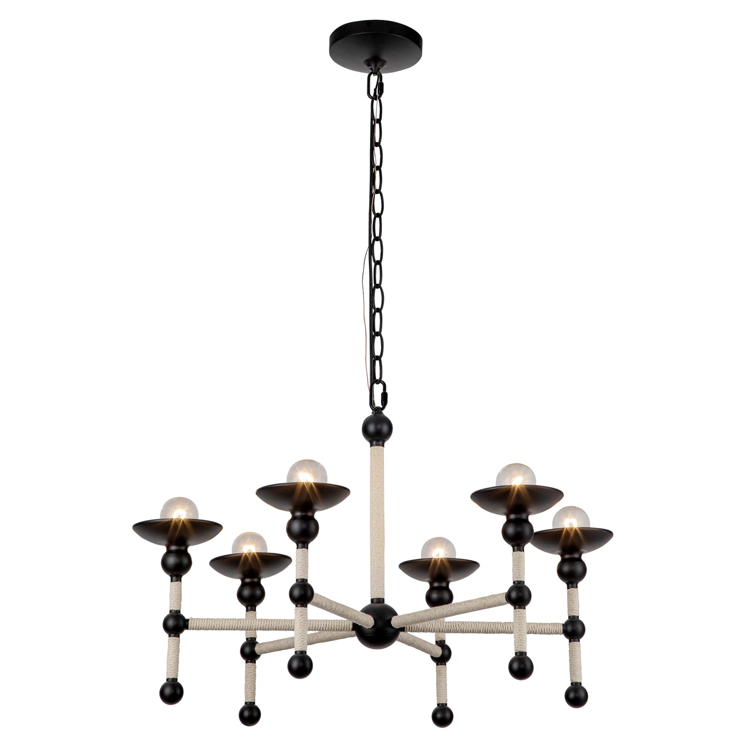 Nadine 25" 6 Lights Chandeliers