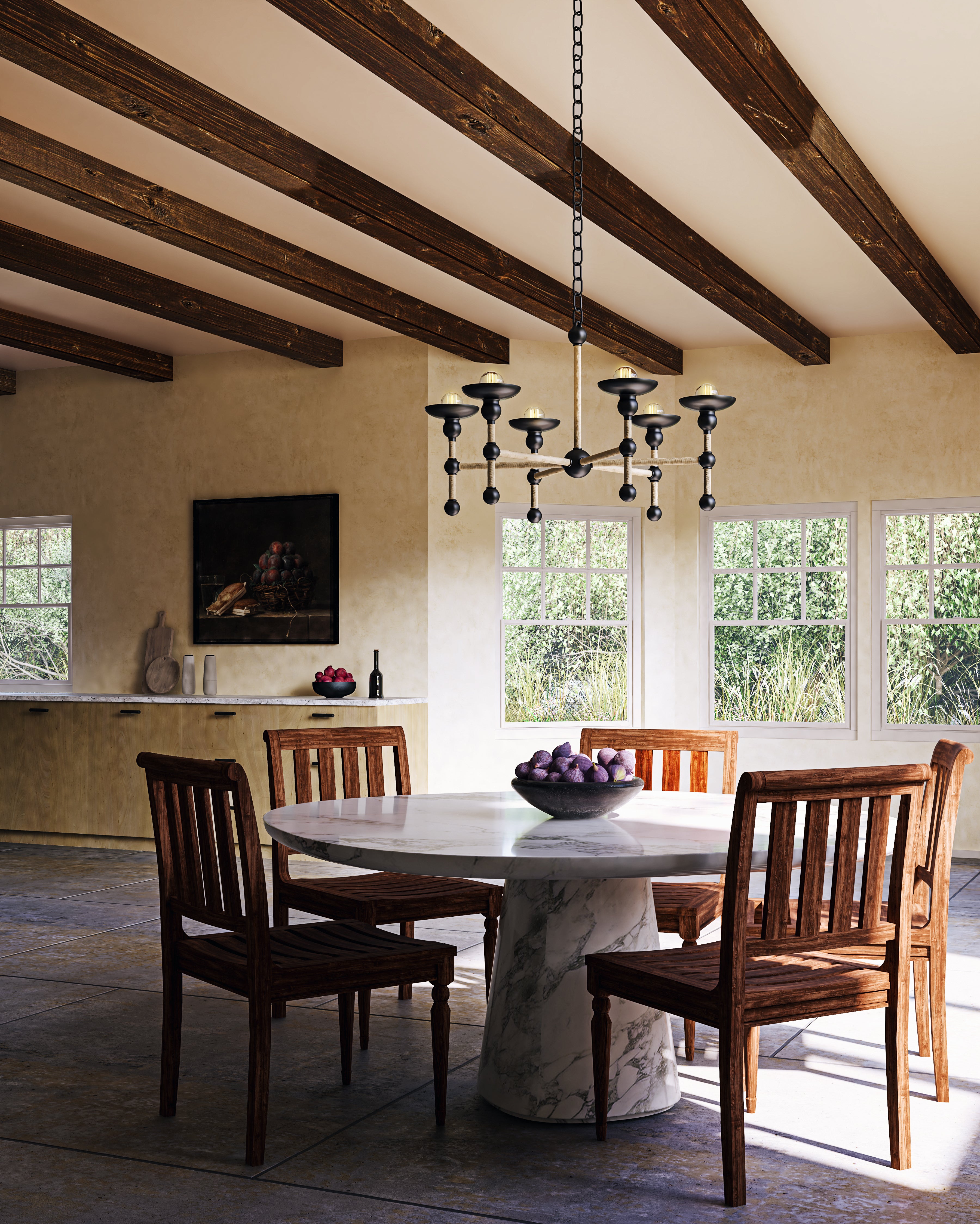 Nadine 25" 6 Lights Chandeliers