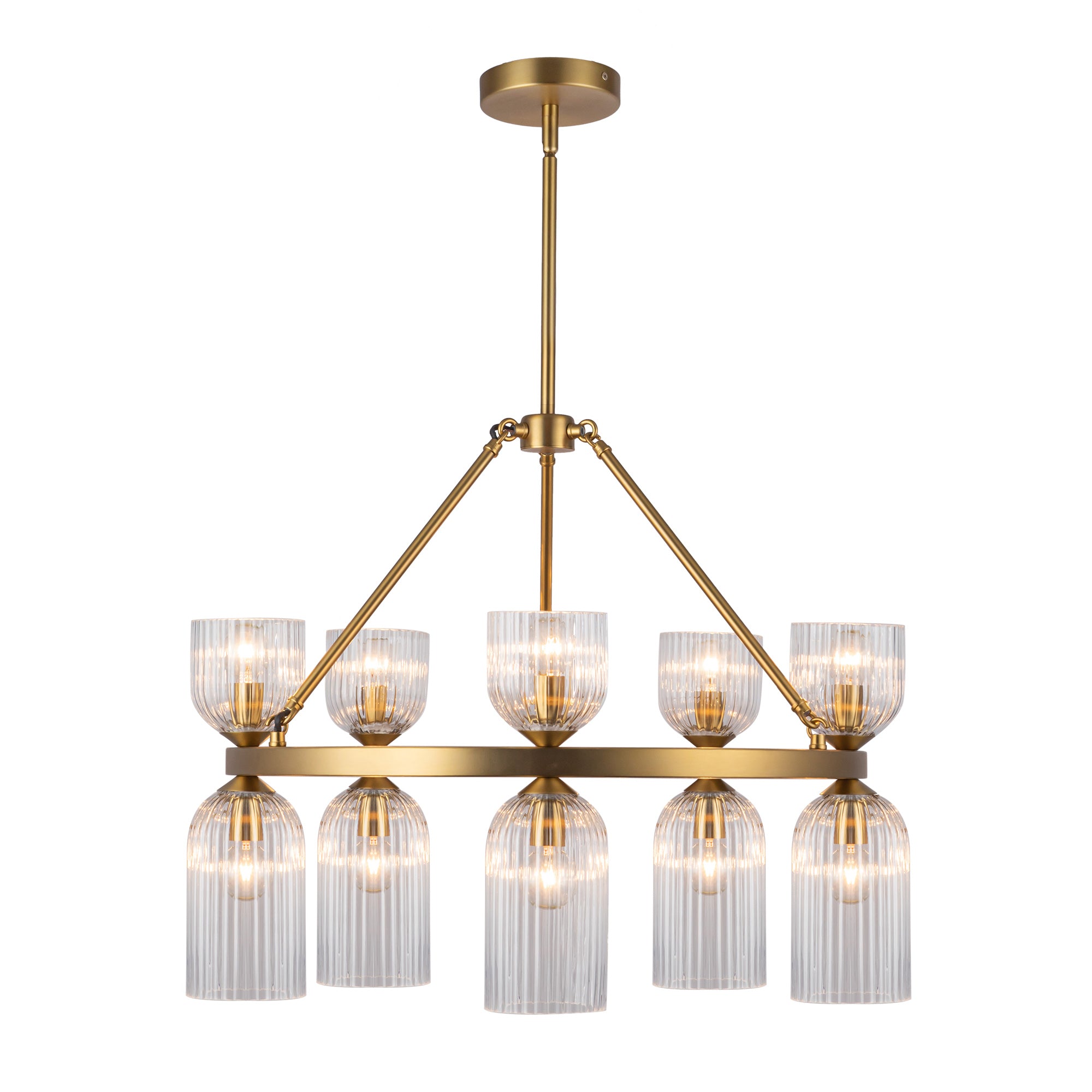 Nelly 26" Socket Chandelier