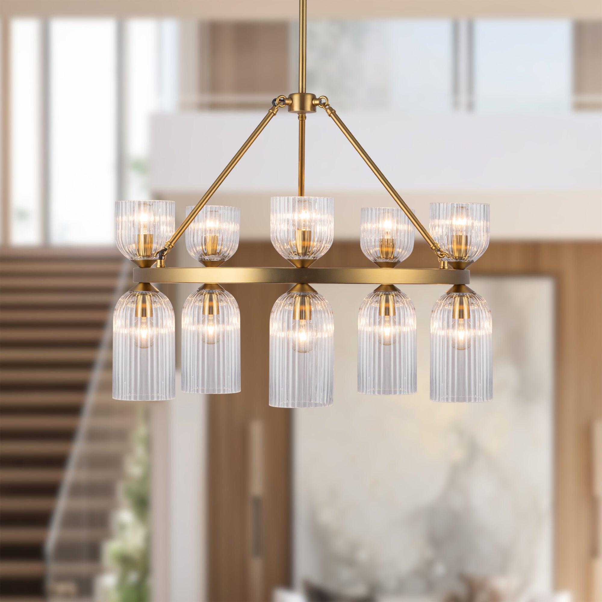 Nelly 26" Socket Chandelier