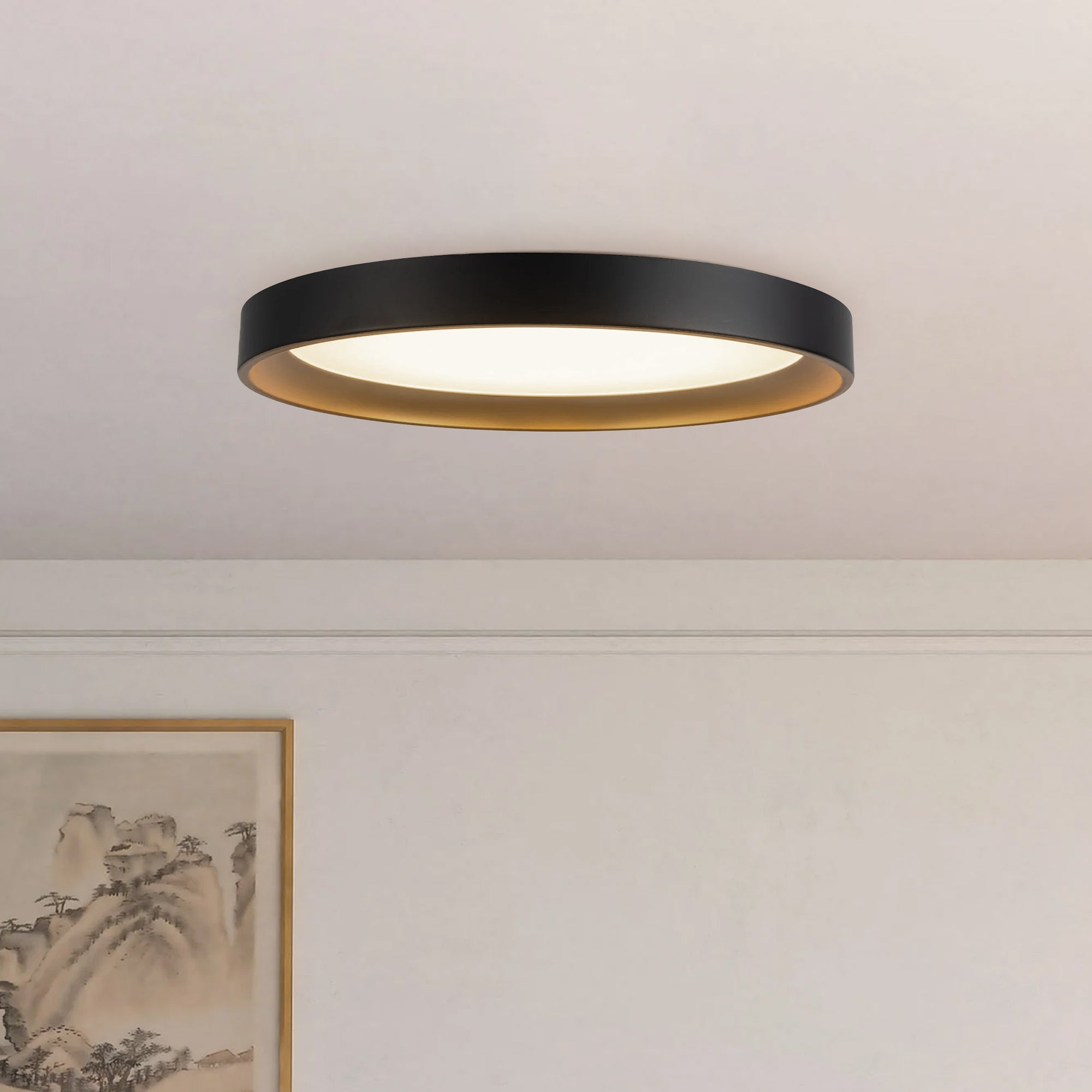Nix 12" dimmable LED Flush Mount