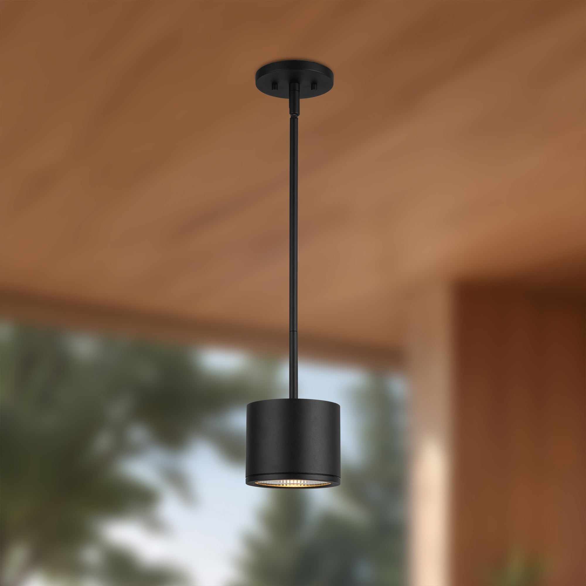 Nordic 4" (5" Dia.) LED Exterior Pendant