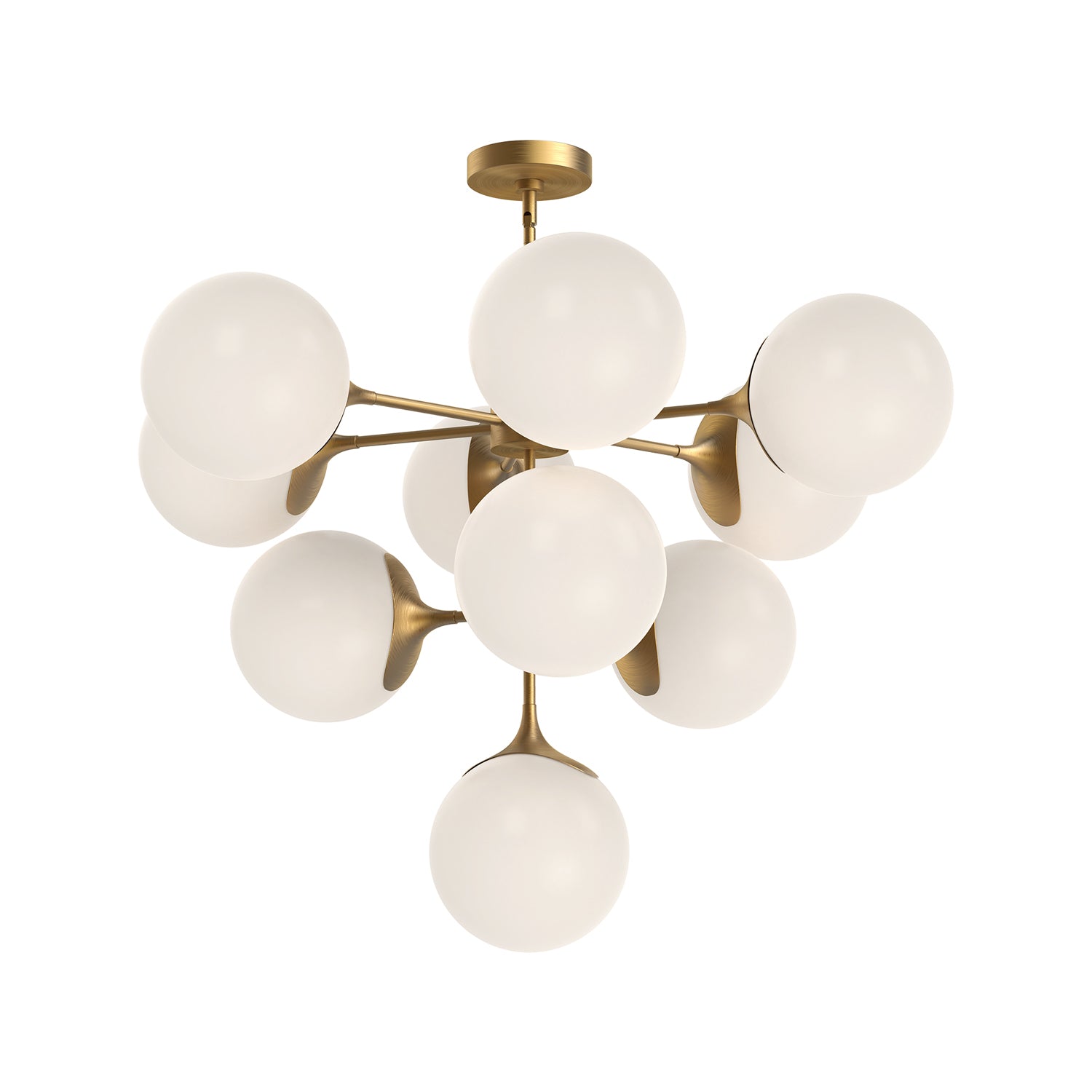 Nouveau 35" 10 Lights Chandeliers