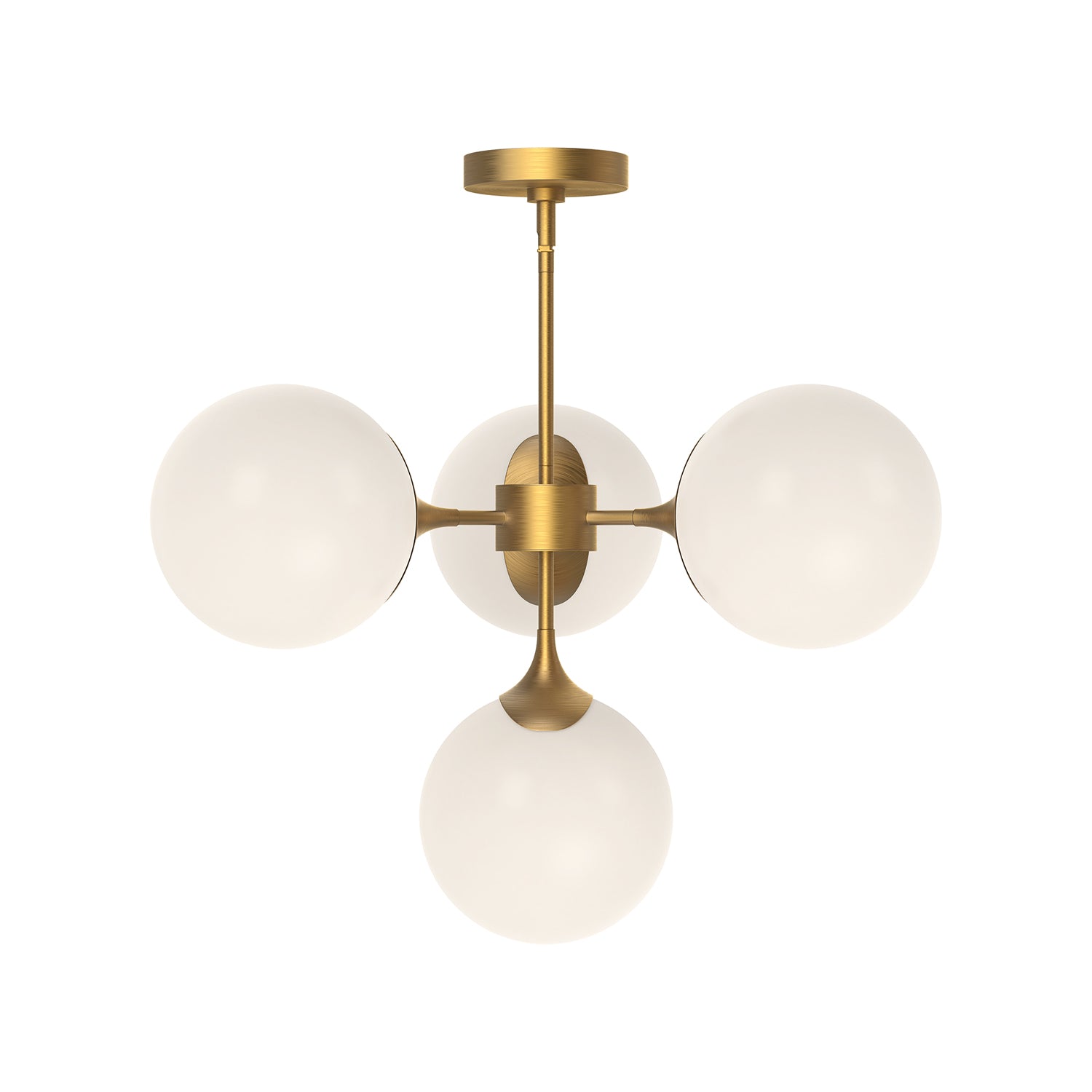 Nouveau 26" 4 Lights Chandeliers