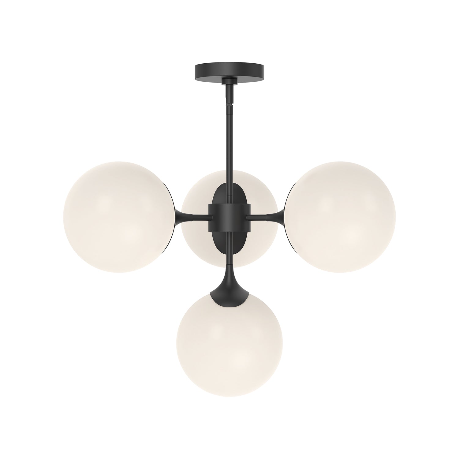 Nouveau 26" 4 Lights Chandeliers