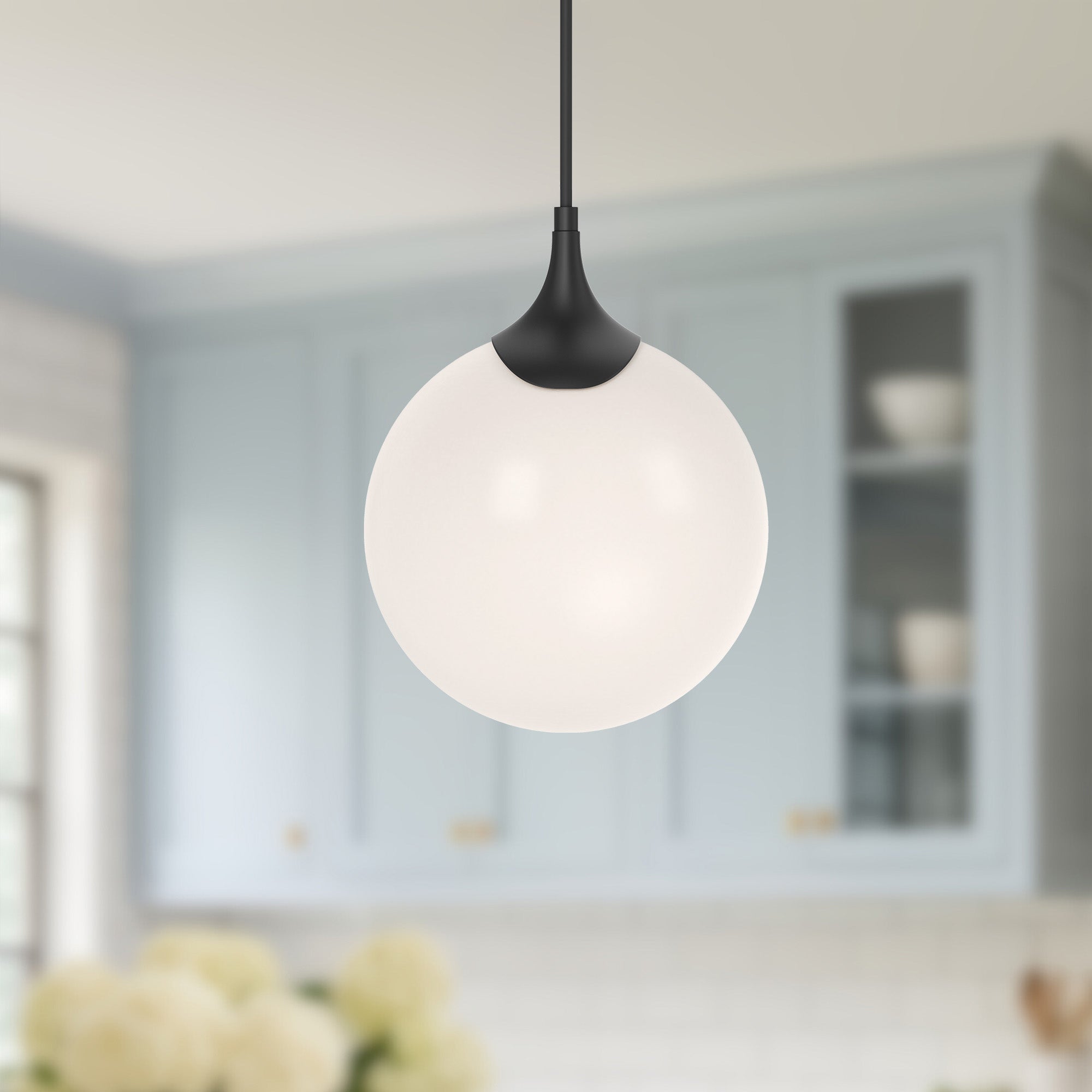Nouveau 8" 1 Light Pendant