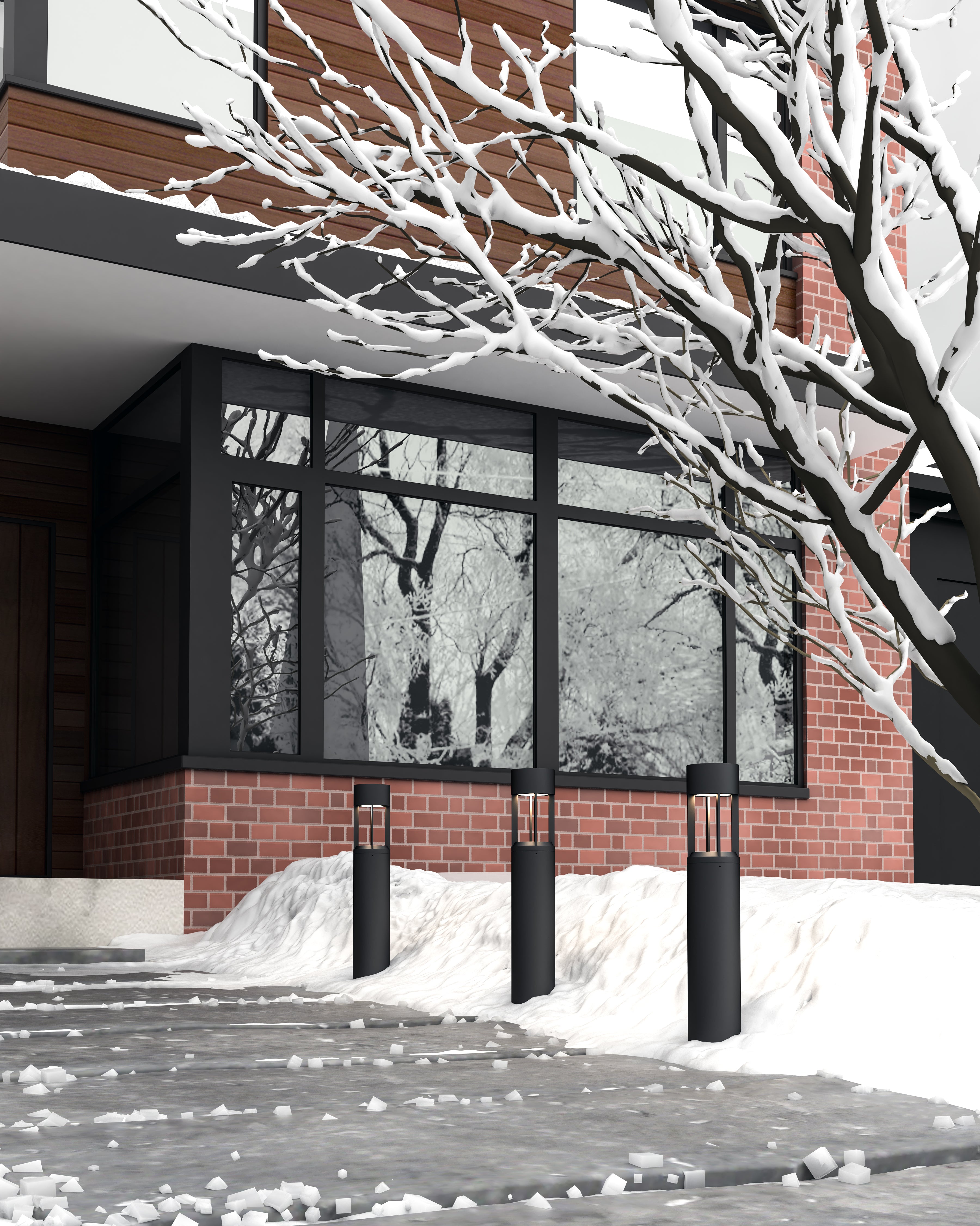 Novato Exterior Bollard